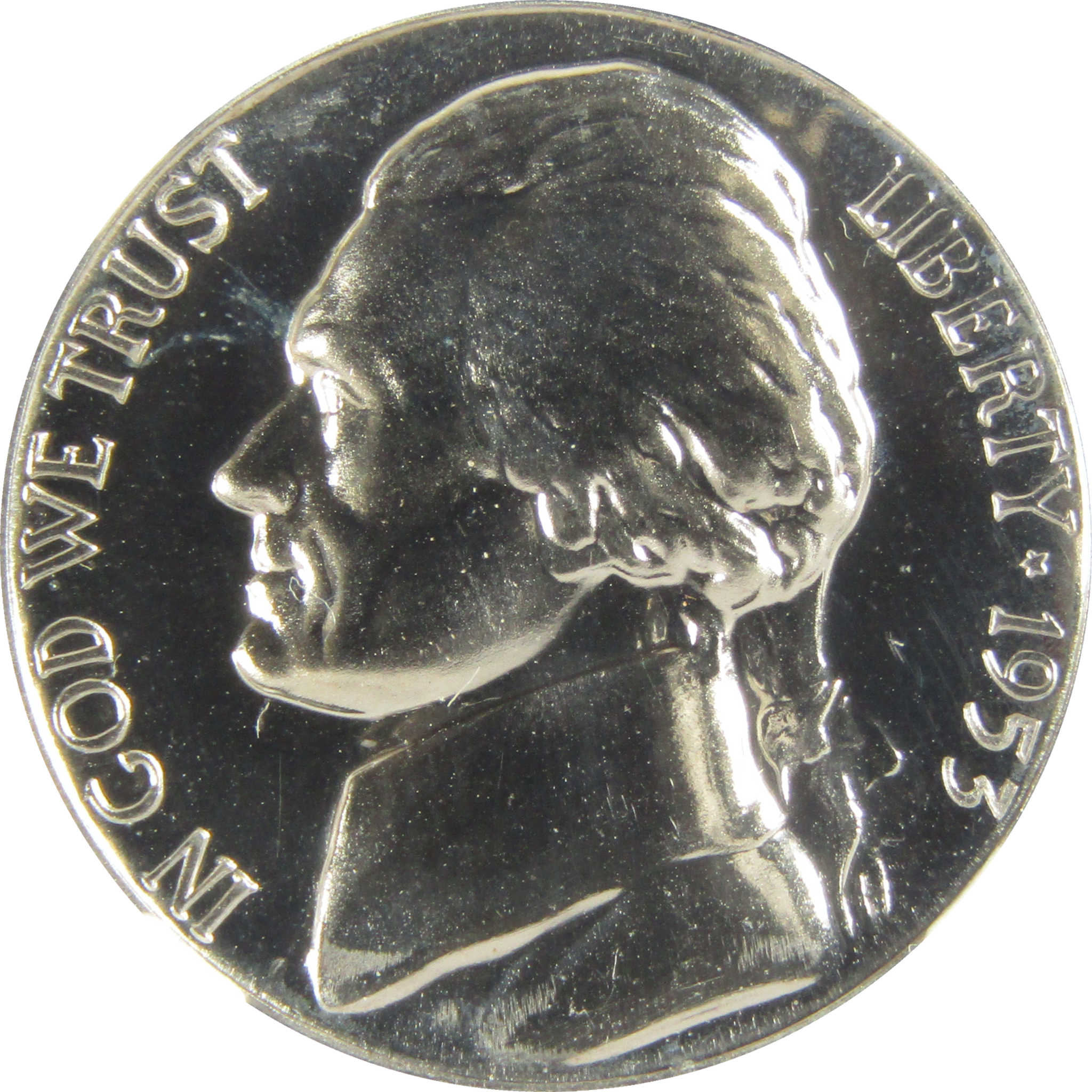 1953 Jefferson Nickel PF 68 NGC Proof 5c Coin Collectible SKU:I27366