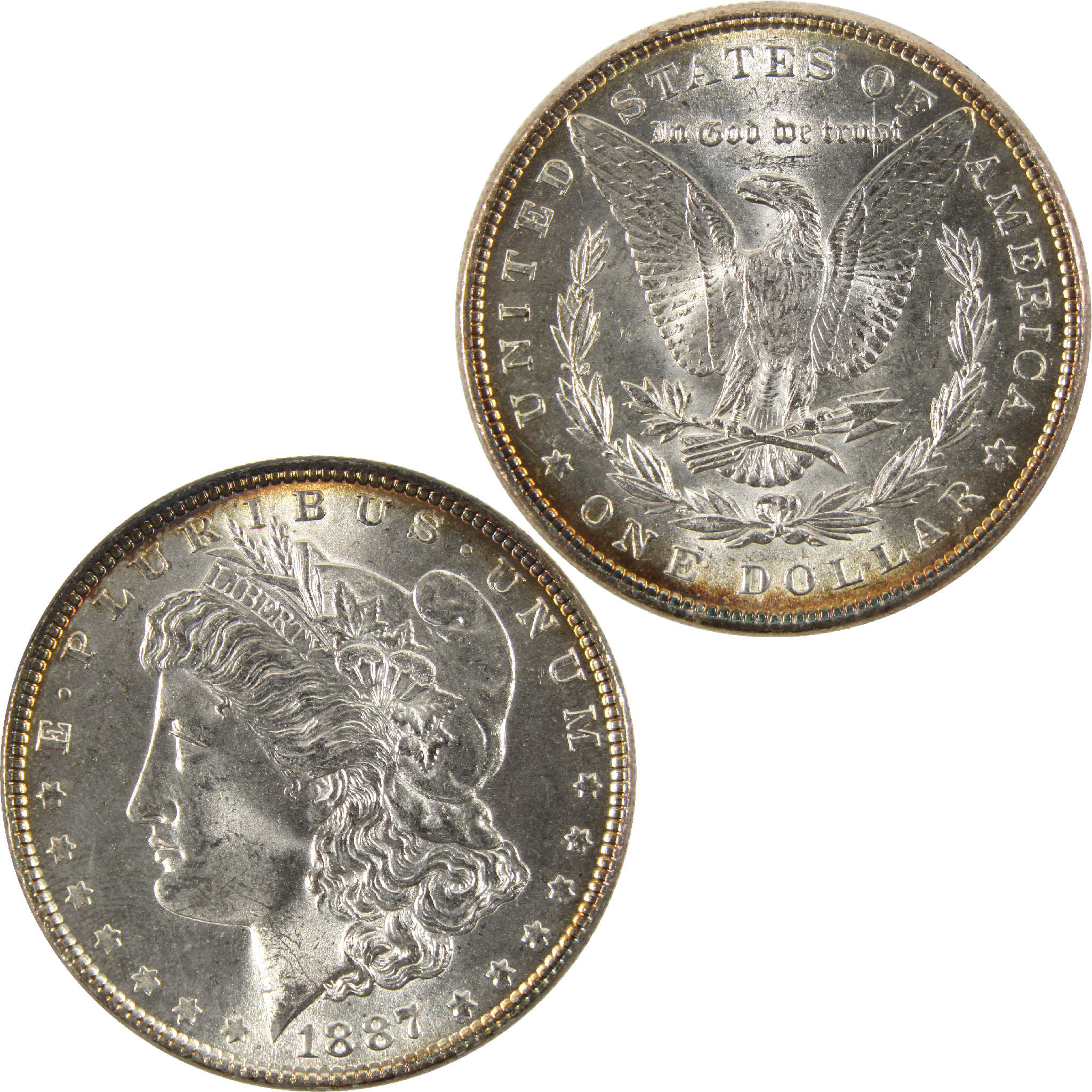 1887 Morgan Dollar Uncirculated Silver $1 Coin SKU:CPC6293 - Morgan coin - Morgan silver dollar - Morgan silver dollar for sale - Profile Coins &amp; Collectibles