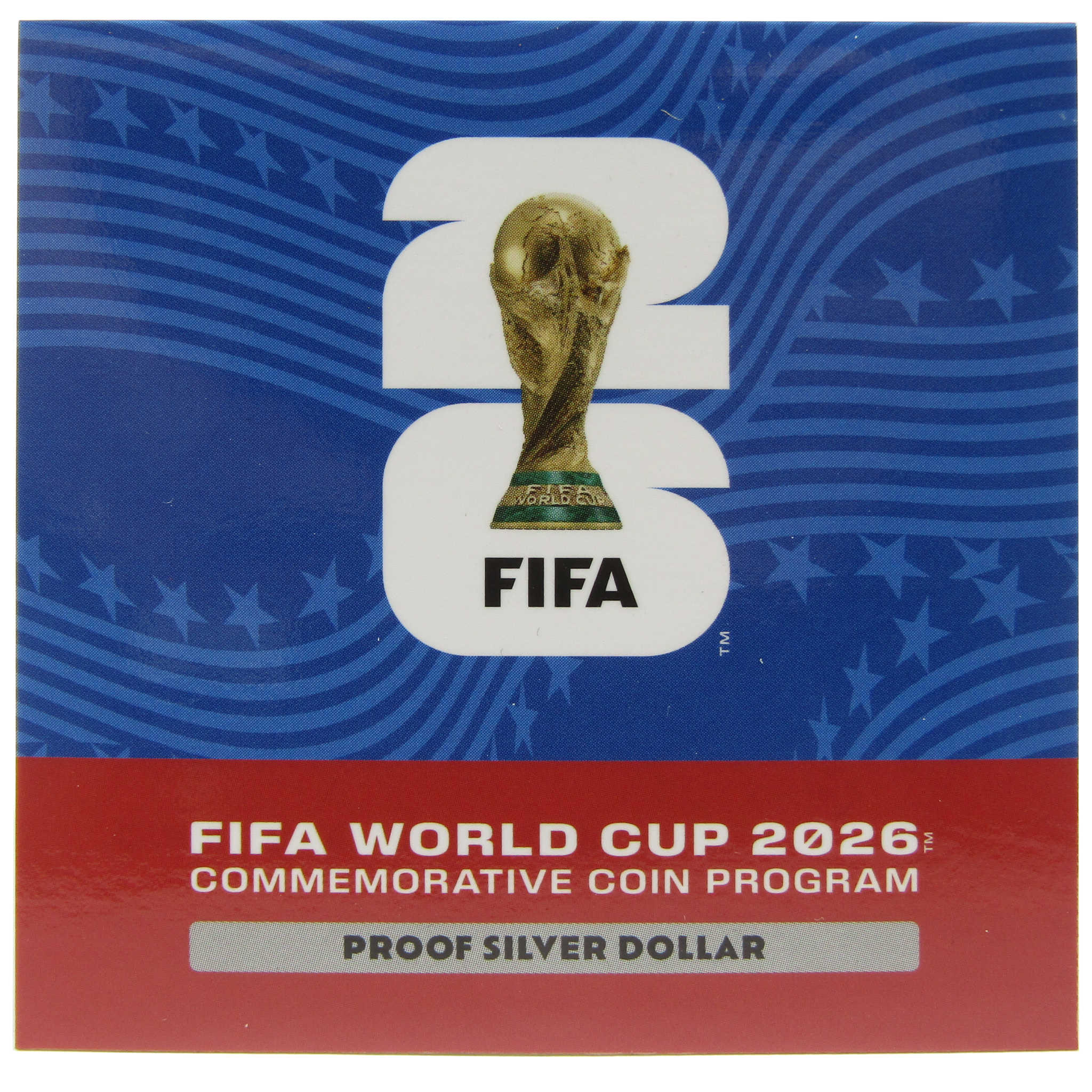 2018 P FIFA World Cup Commemorative Silver Dollar Proof Coin OGP COA