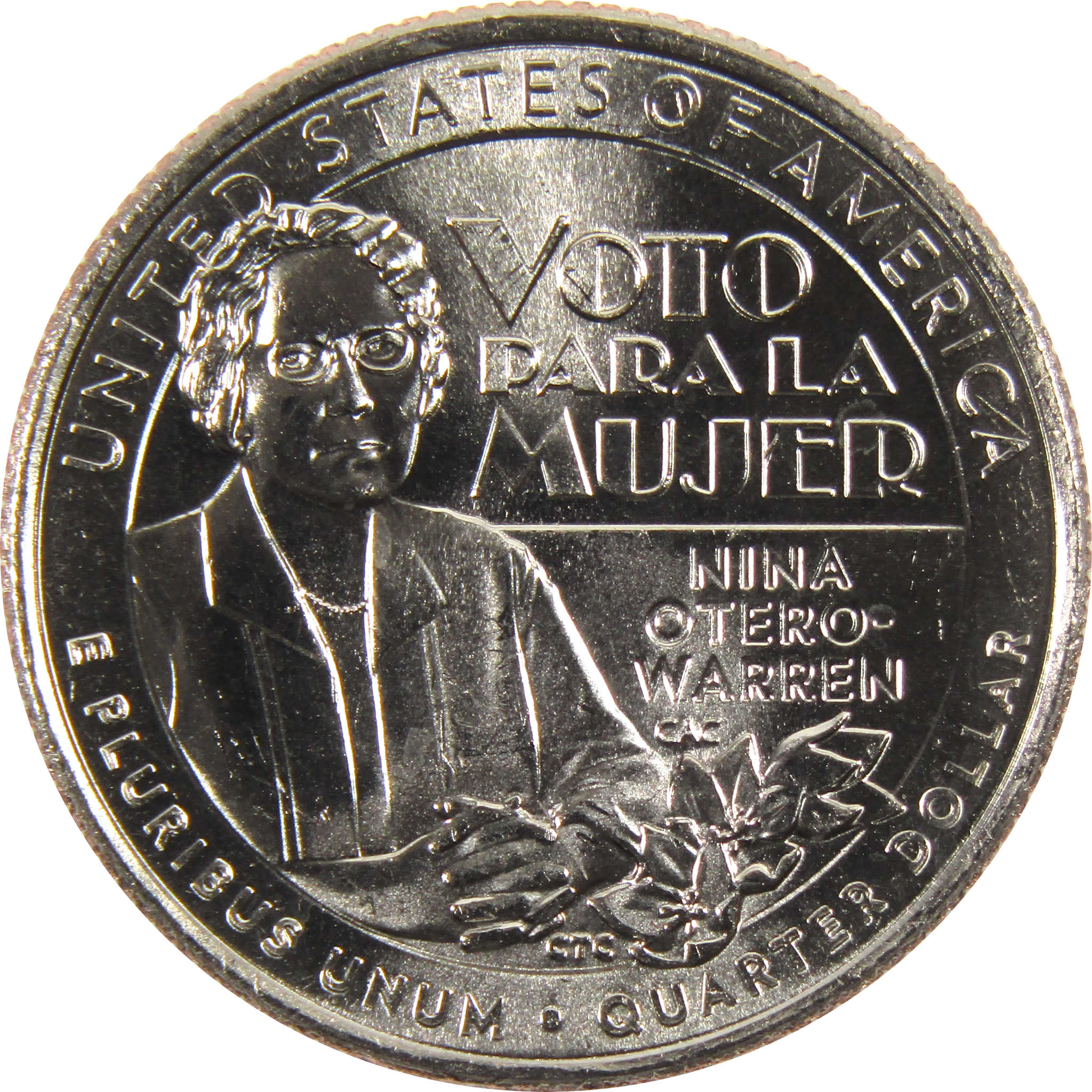 2022 D Nina Otero-Warren American Women Quarter Uncirculated Clad Coin