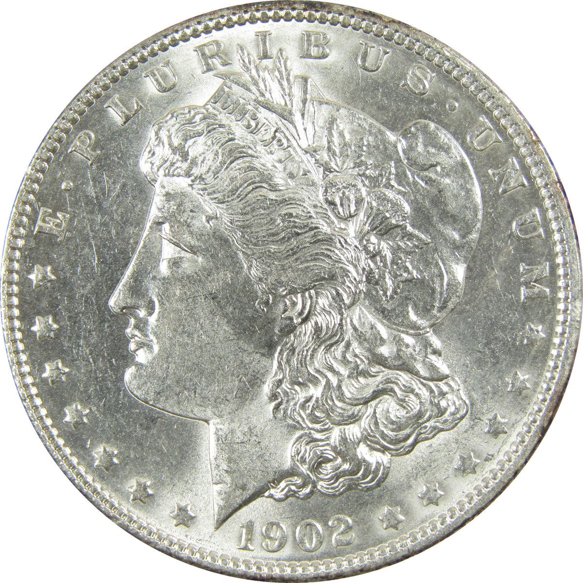 1902 Morgan Silver Dollar AU About Uncirculated $1 Coin SKU:CP1692