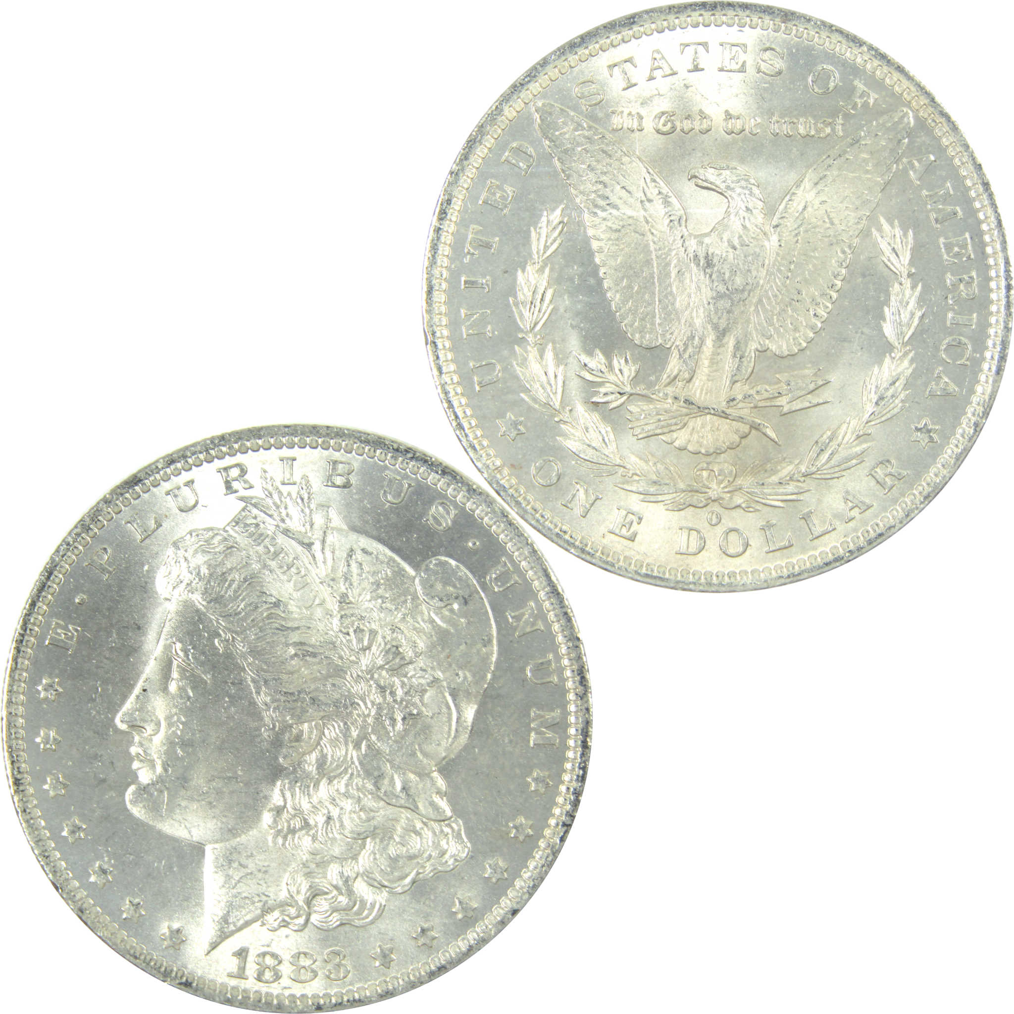 1883 O Morgan Dollar BU Choice Uncirculated Silver $1 Coin SKU:I15887 - Morgan coin - Morgan silver dollar - Morgan silver dollar for sale - Profile Coins &amp; Collectibles