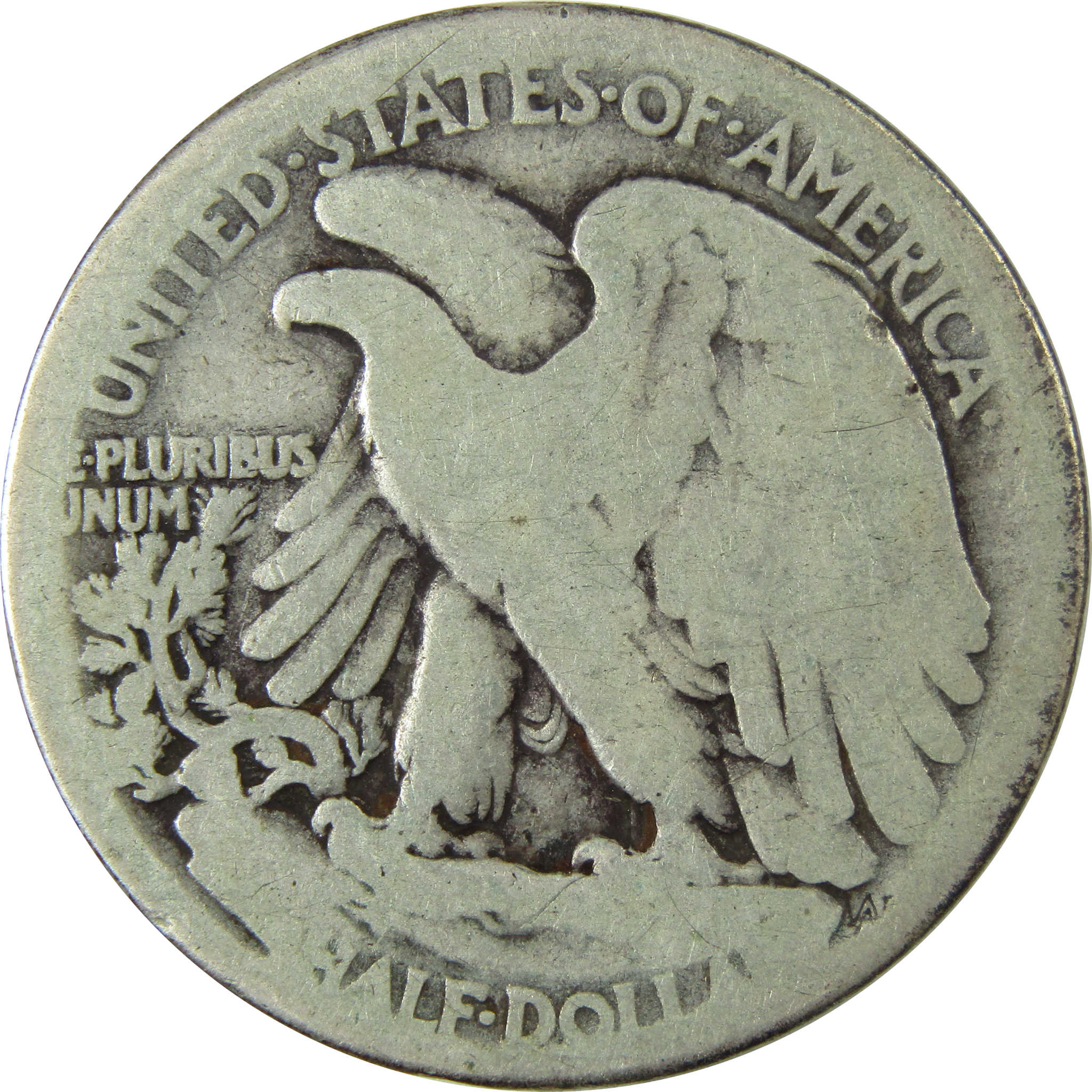 1917 S Obverse Liberty Walking Silver Half Dollar G Good SKU:I25750