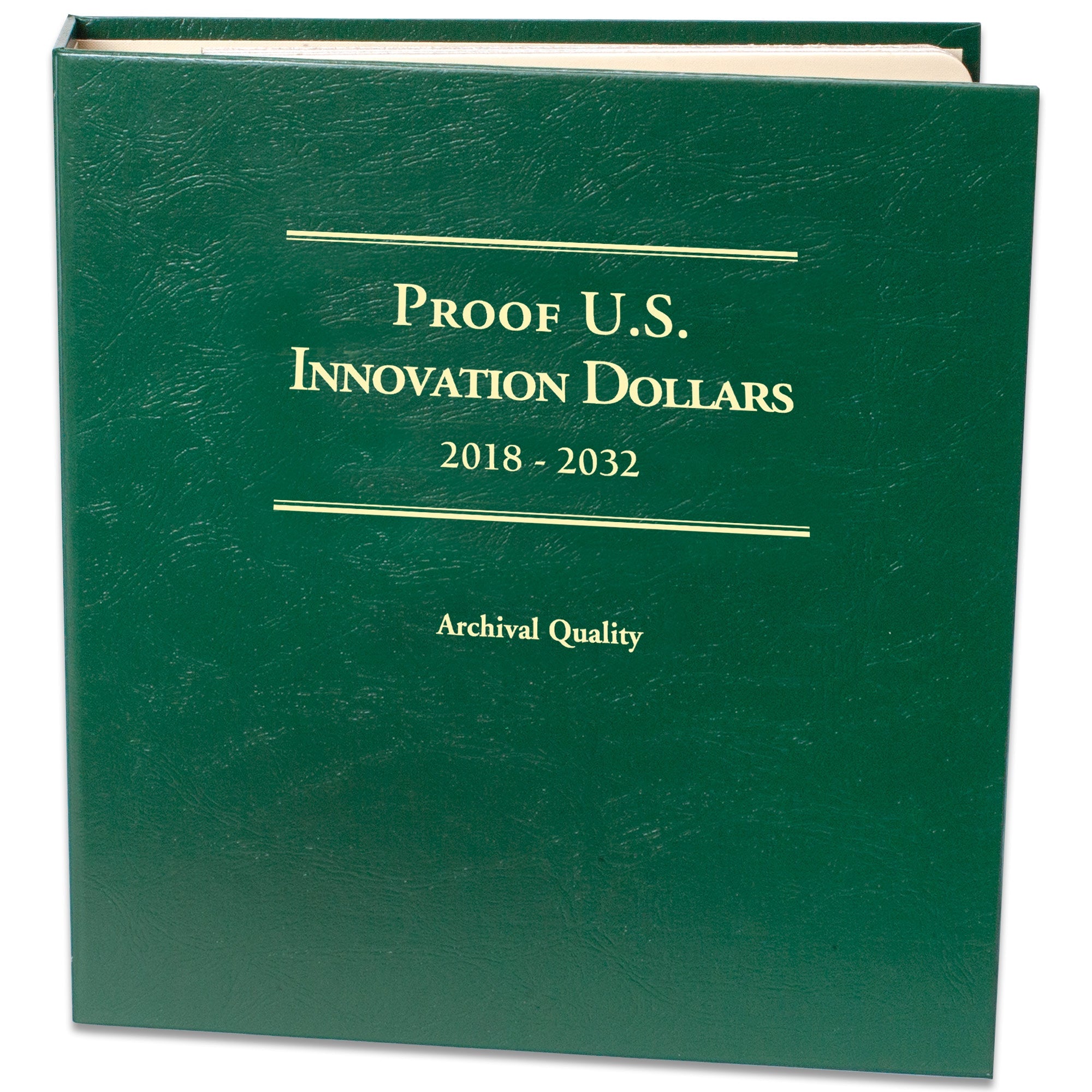 2018-2032 U.S. Innovation Dollar Proof Coin Album Littleton Coin