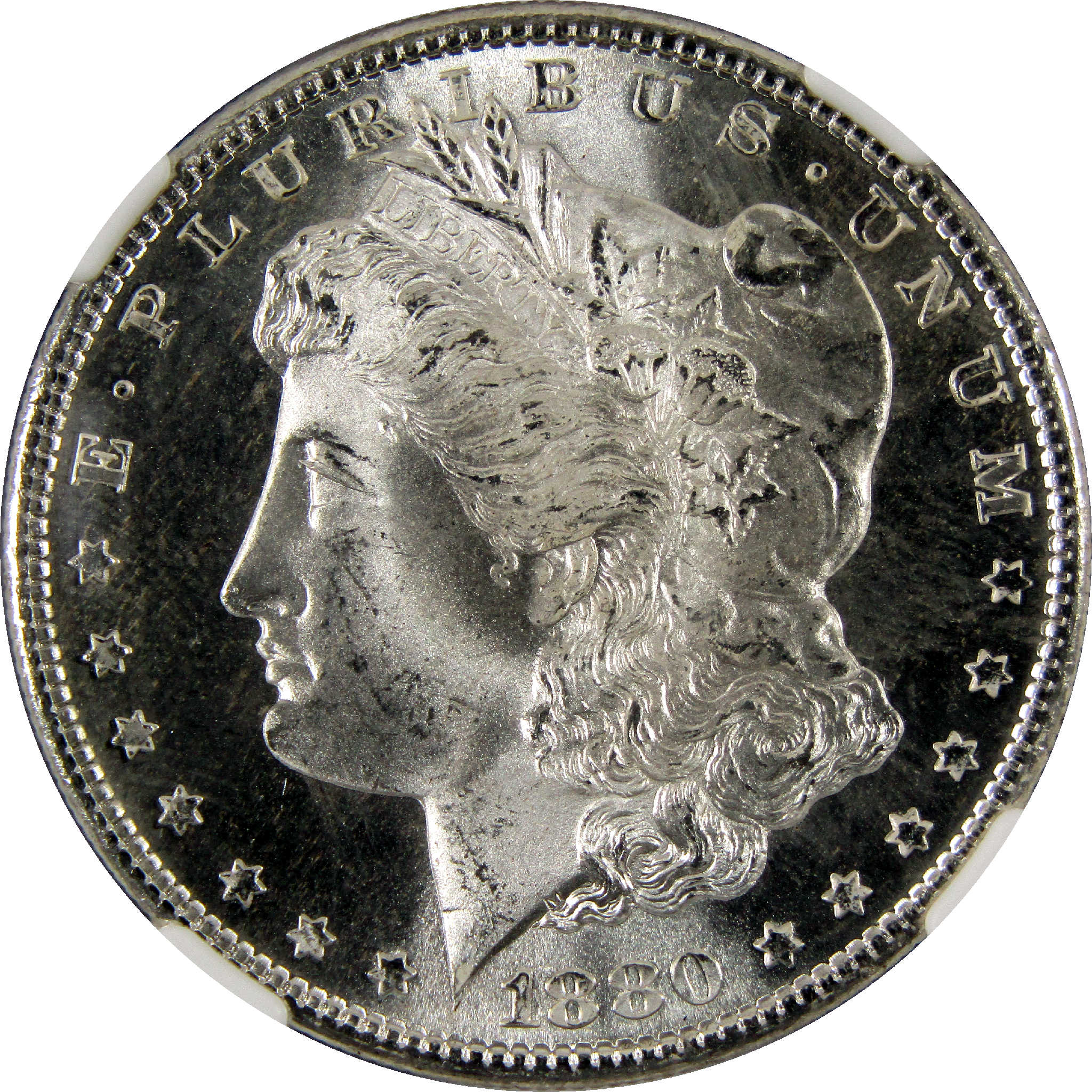 1880 S Morgan Dollar MS 66 NGC Silver $1 Uncirculated Coin SKU:CPC6274 - Morgan coin - Morgan silver dollar - Morgan silver dollar for sale - Profile Coins &amp; Collectibles