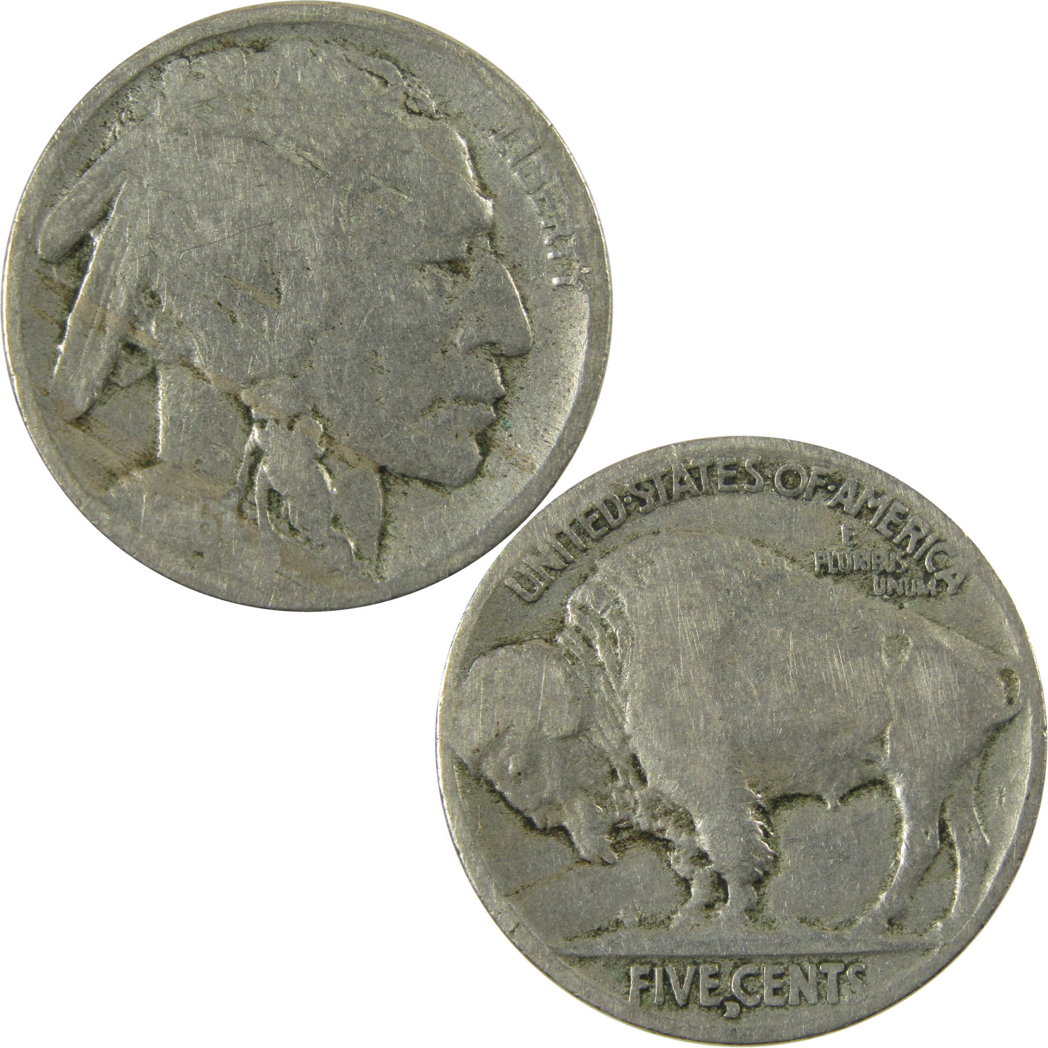 1916 D Indian Head Buffalo Nickel AG About Good Details SKU:I27674