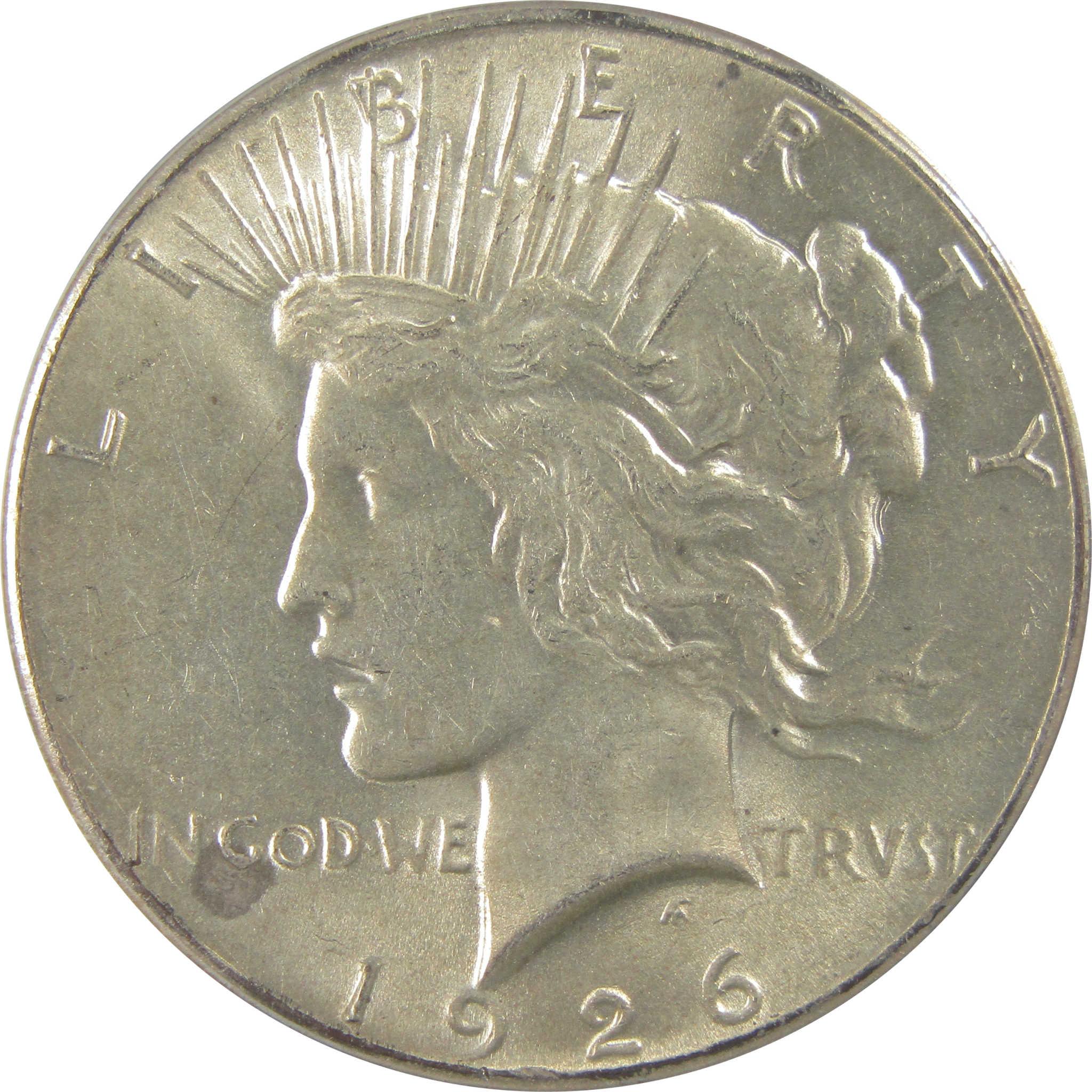 1926 VAM-2 Doubled Reverse Top 50 Peace Dollar MS 61 ANACS SKU:I22206