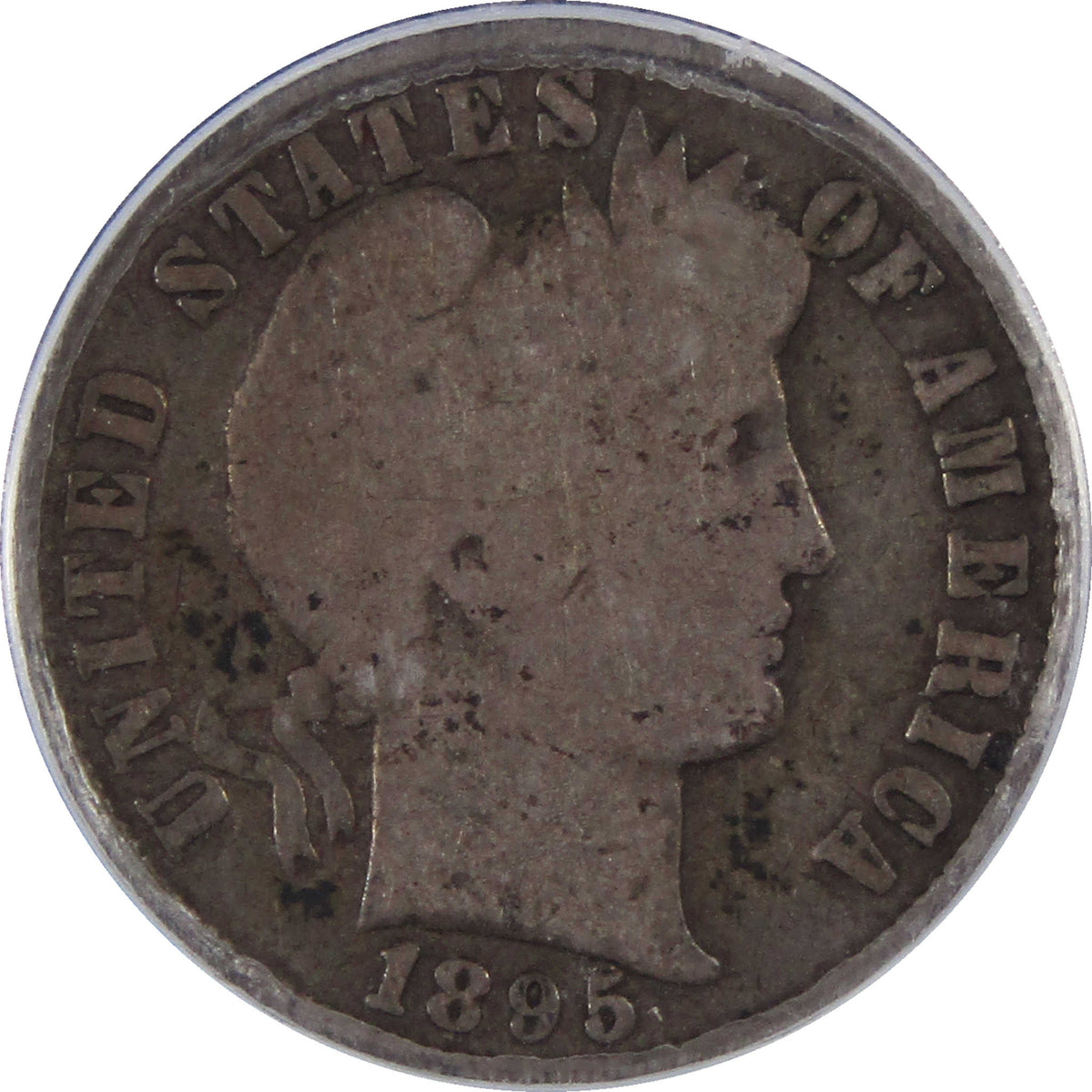 1895 S Barber Silver Dime G 6 ICG 10c Coin Collectible SKU:I29081