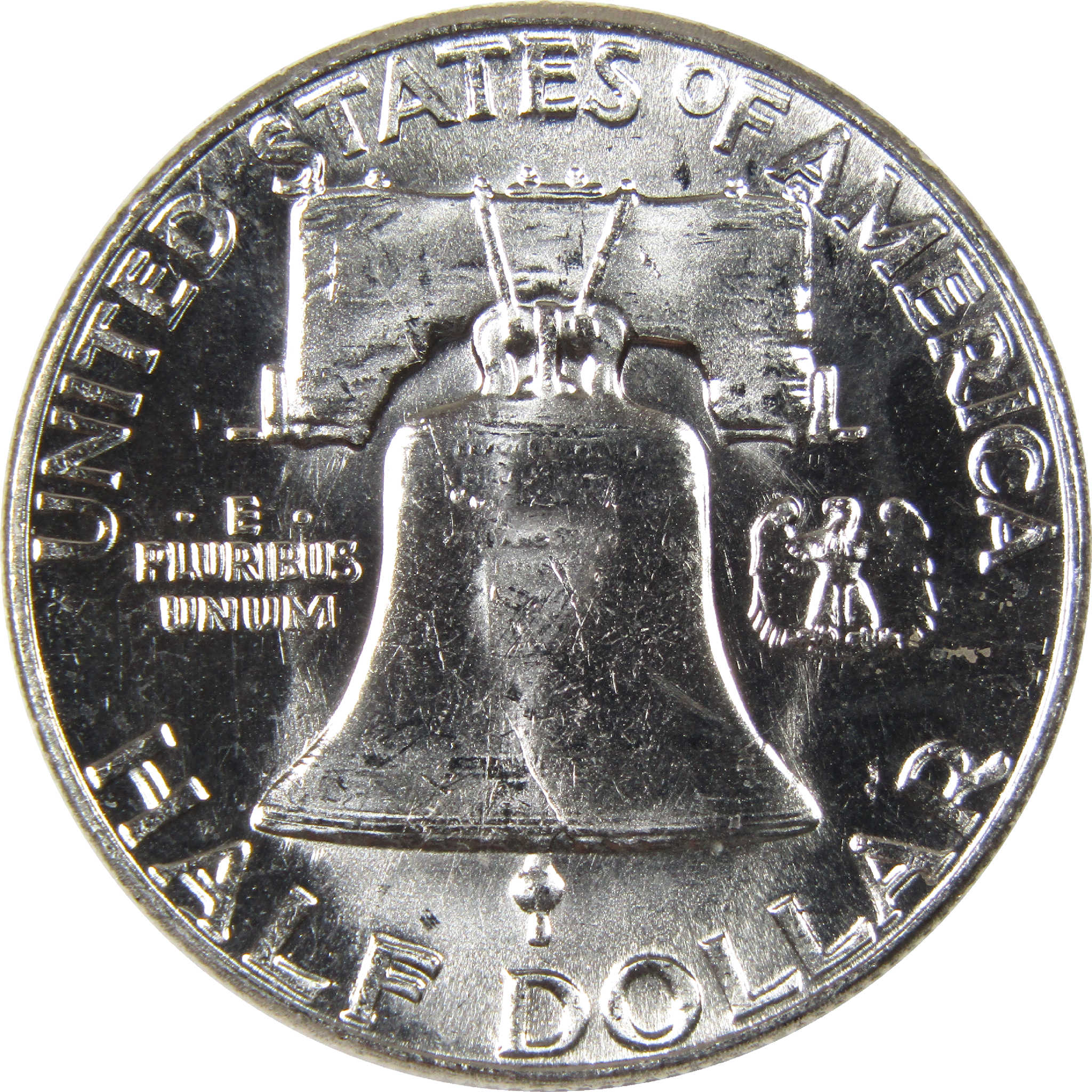 1962 Franklin Half Dollar Uncirculated Silver 50c Coin