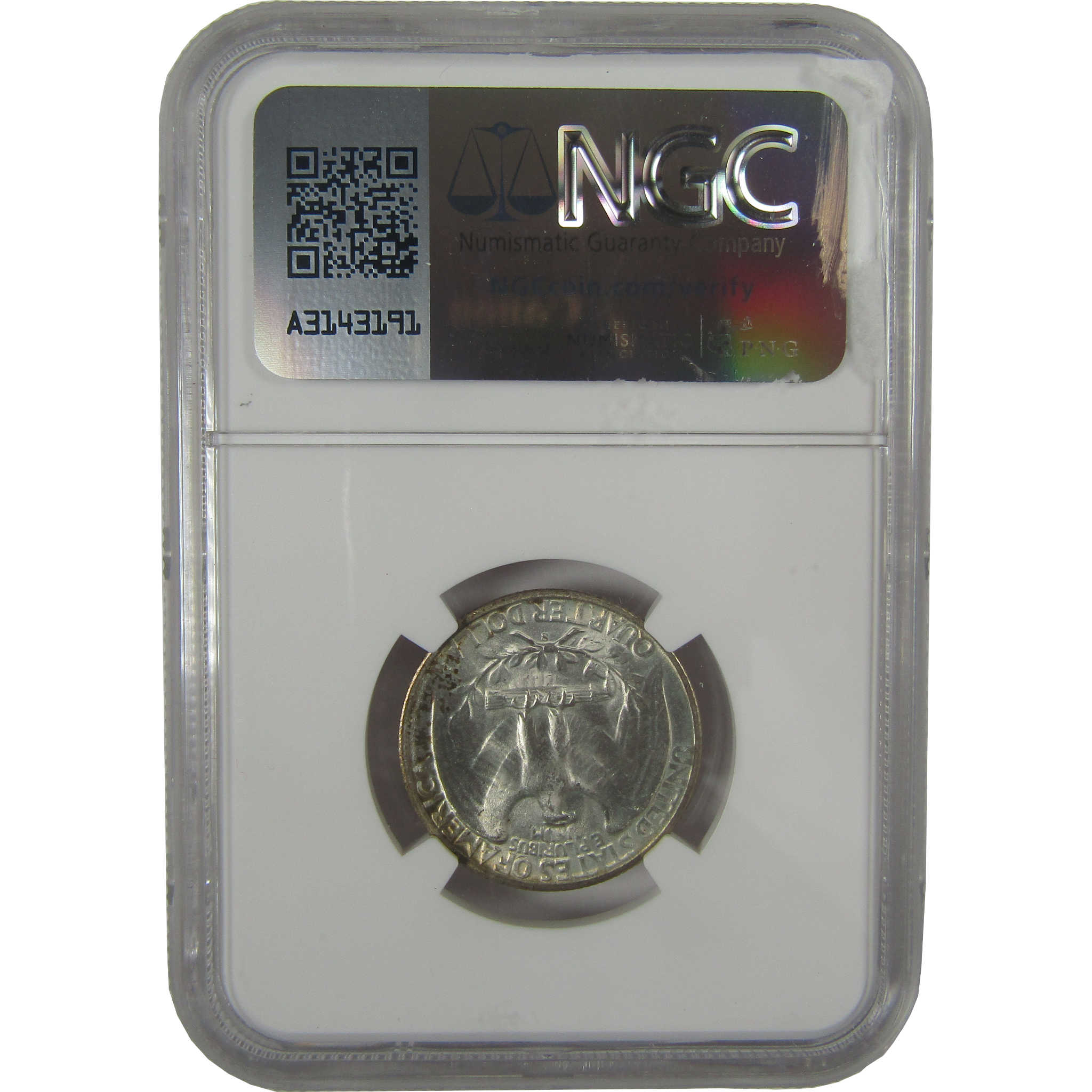 1944 S Washington Quarter MS 66 NGC Original Bag Fragment SKU:I22613