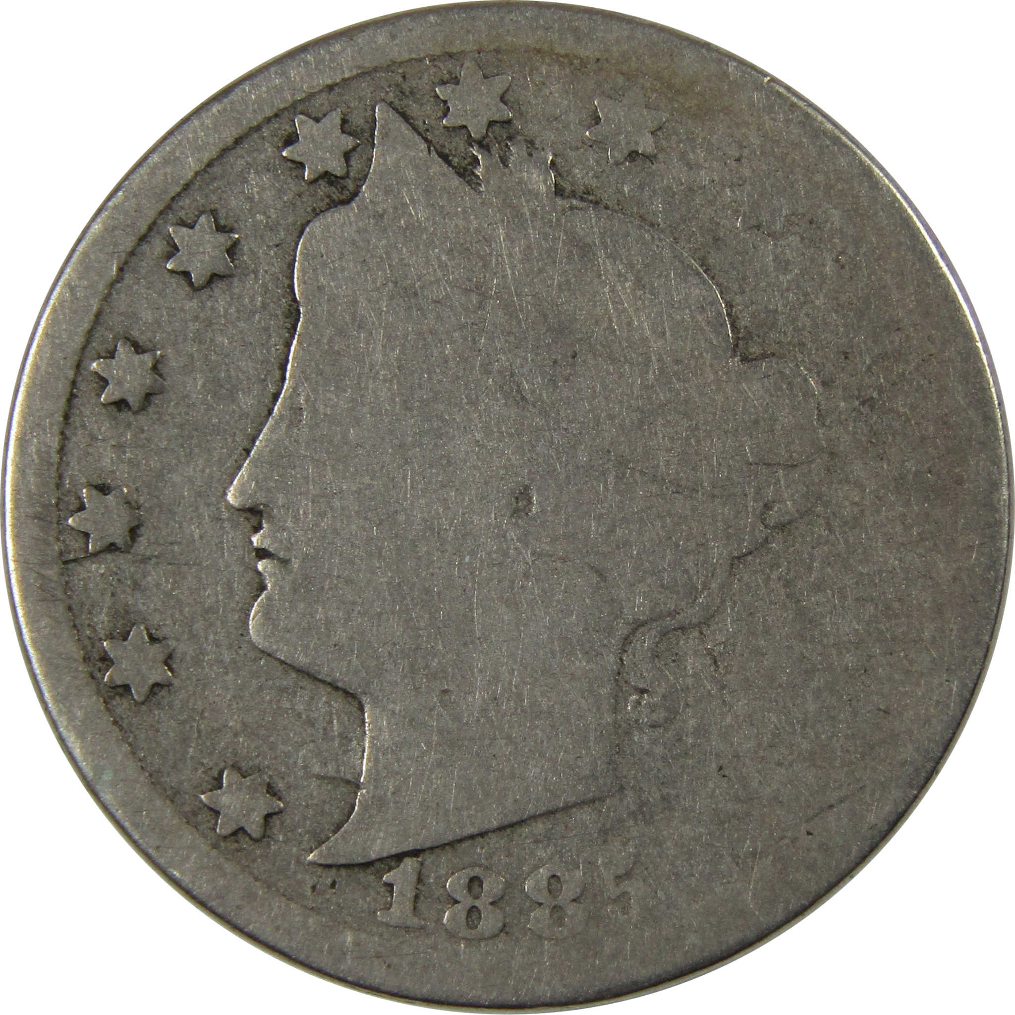 1885 Liberty Head V Nickel AG About Good 5c Coin SKU:I23699