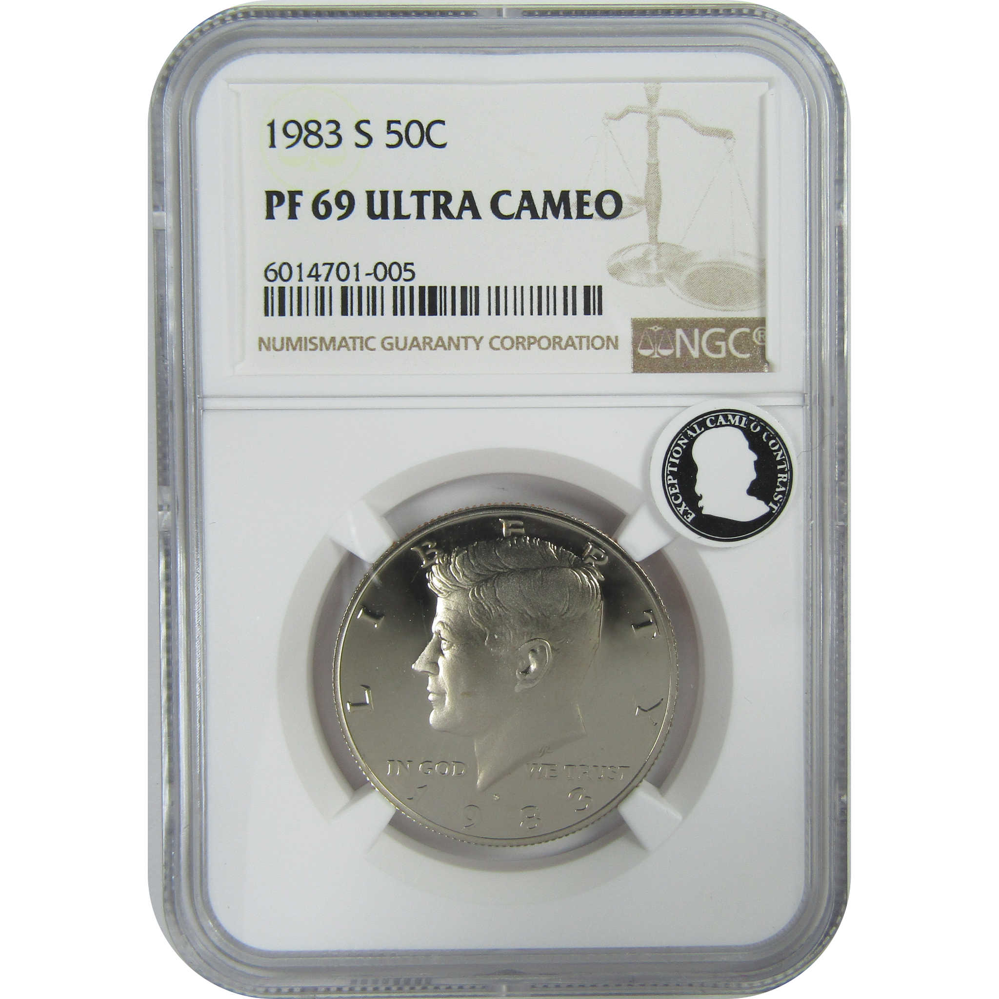 1983 S Kennedy Half Dollar PF 69 UCAM NGC Clad Proof 50c SKU:CPC9333