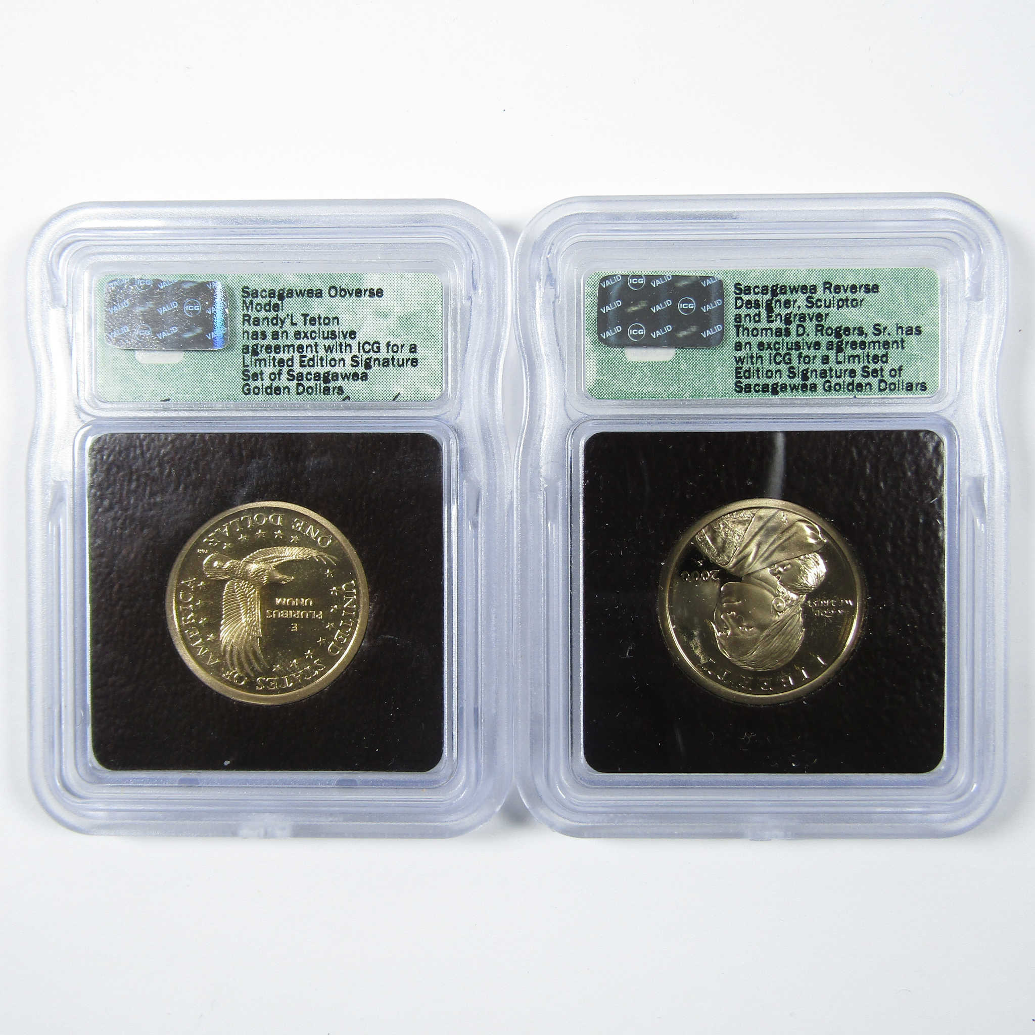 2000 Sacagawea Signature 6 Piece Dollar Set ICG SKU:CPC6607