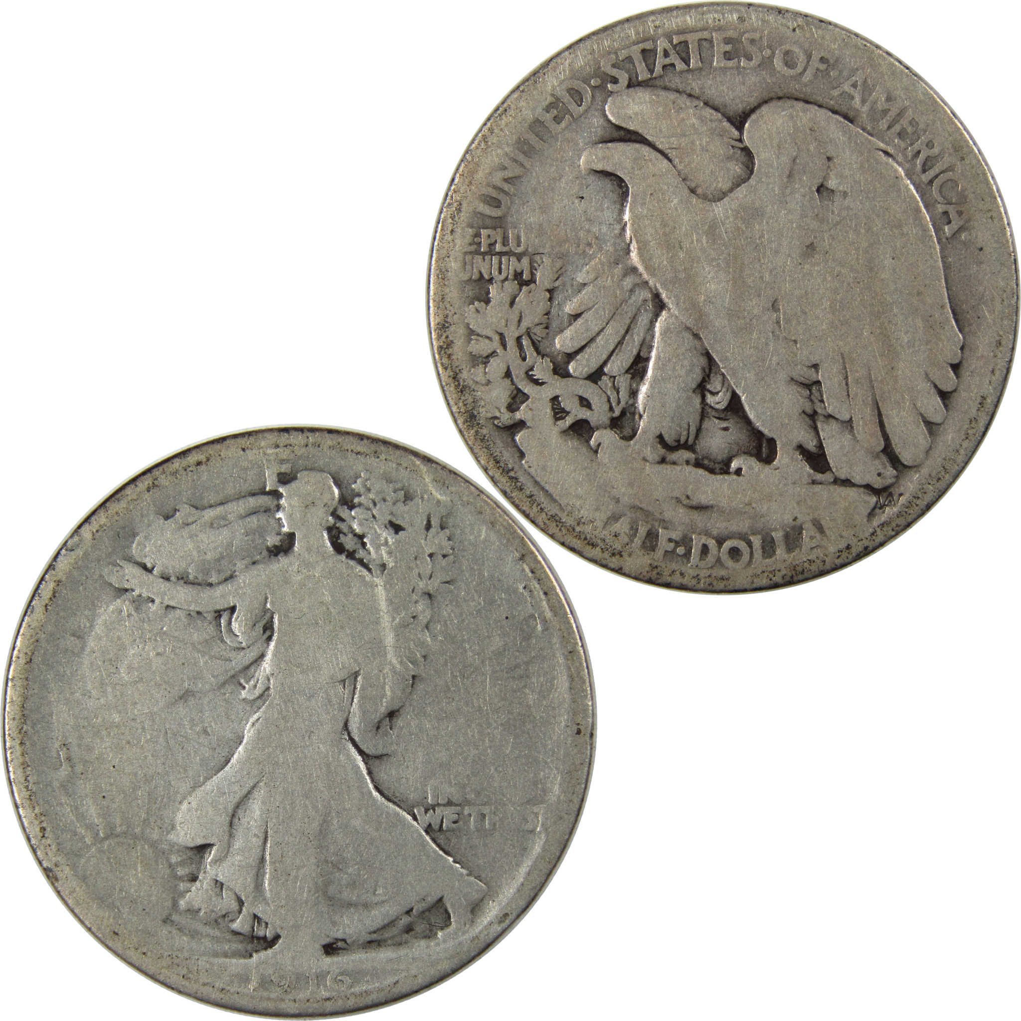 1916 Liberty Walking Half Dollar AG About Good Silver SKU:I23716