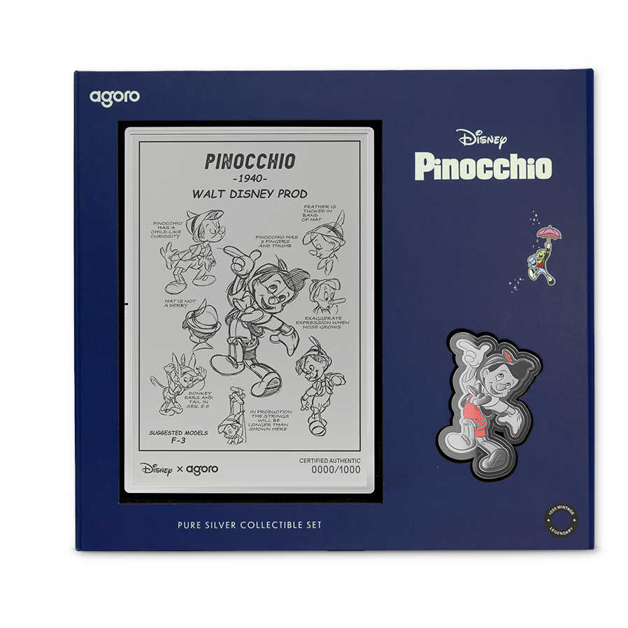 2026 Niue Disney Pinocchio Collectible Silver Coin Foil Set SKU:OPC263