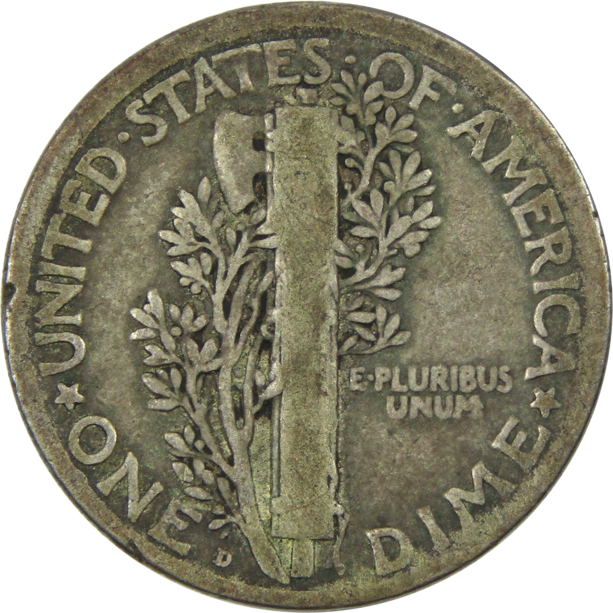 1921 D Mercury Dime VG Very Good Silver 10c Coin SKU:I14065