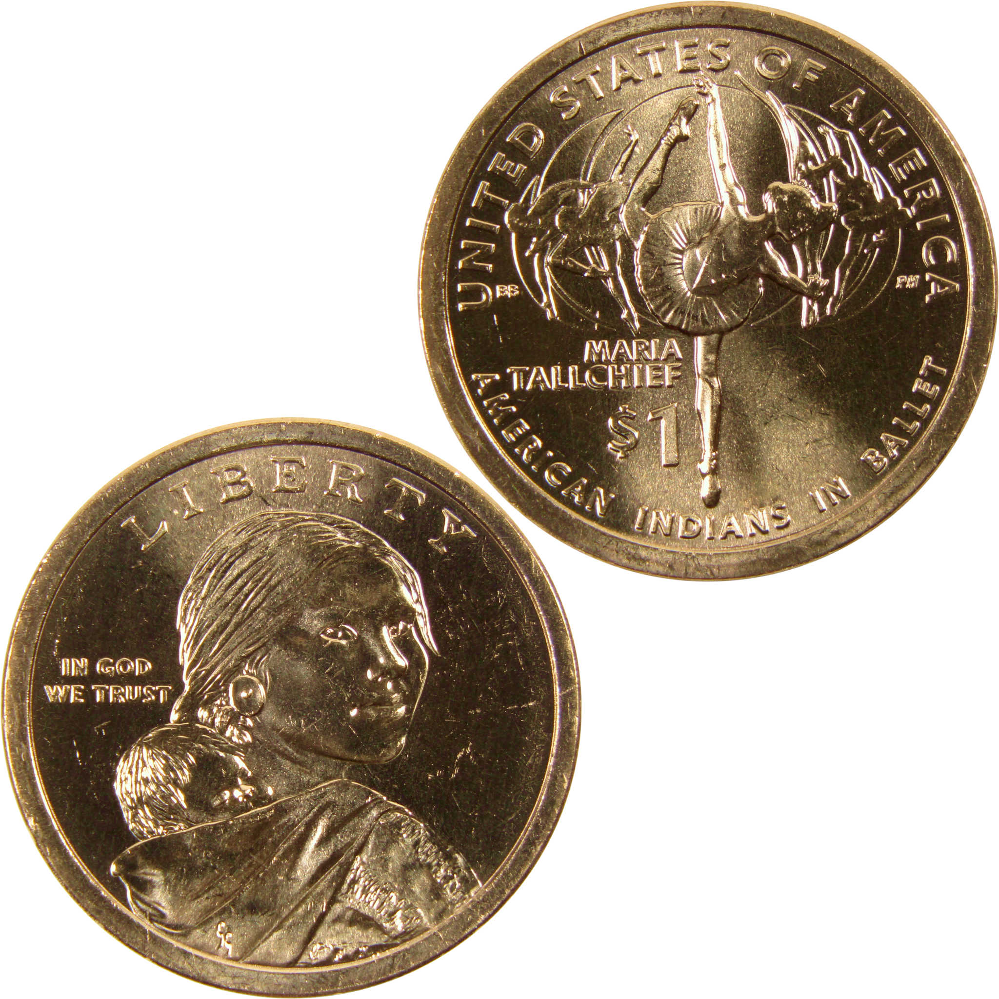 2023 D Maria Tallchief Native American Dollar BU Uncirculated $1 Coin