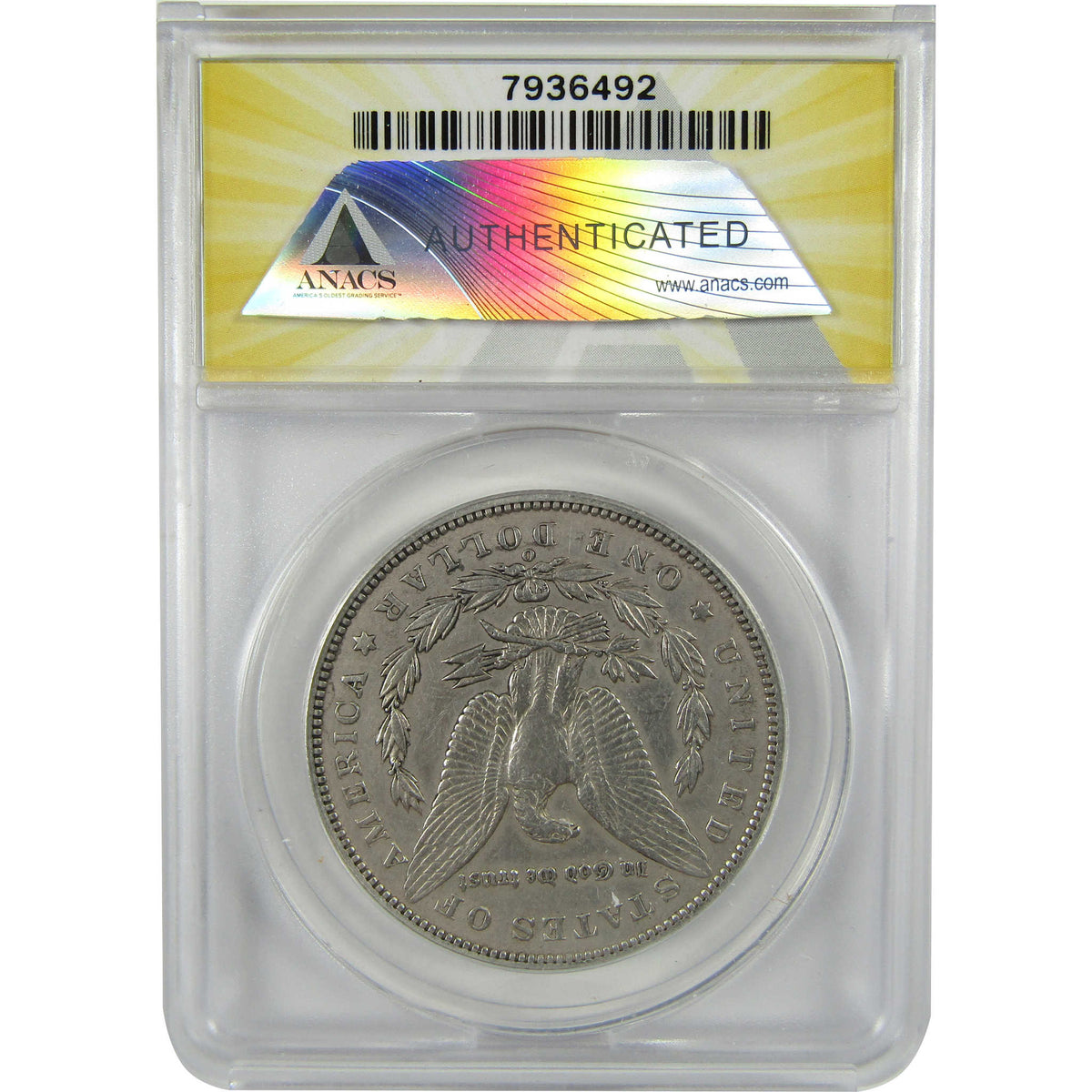 1894 O Morgan Silver Dollar EF 45 Details ANACS $1 Coin SKU:I28552