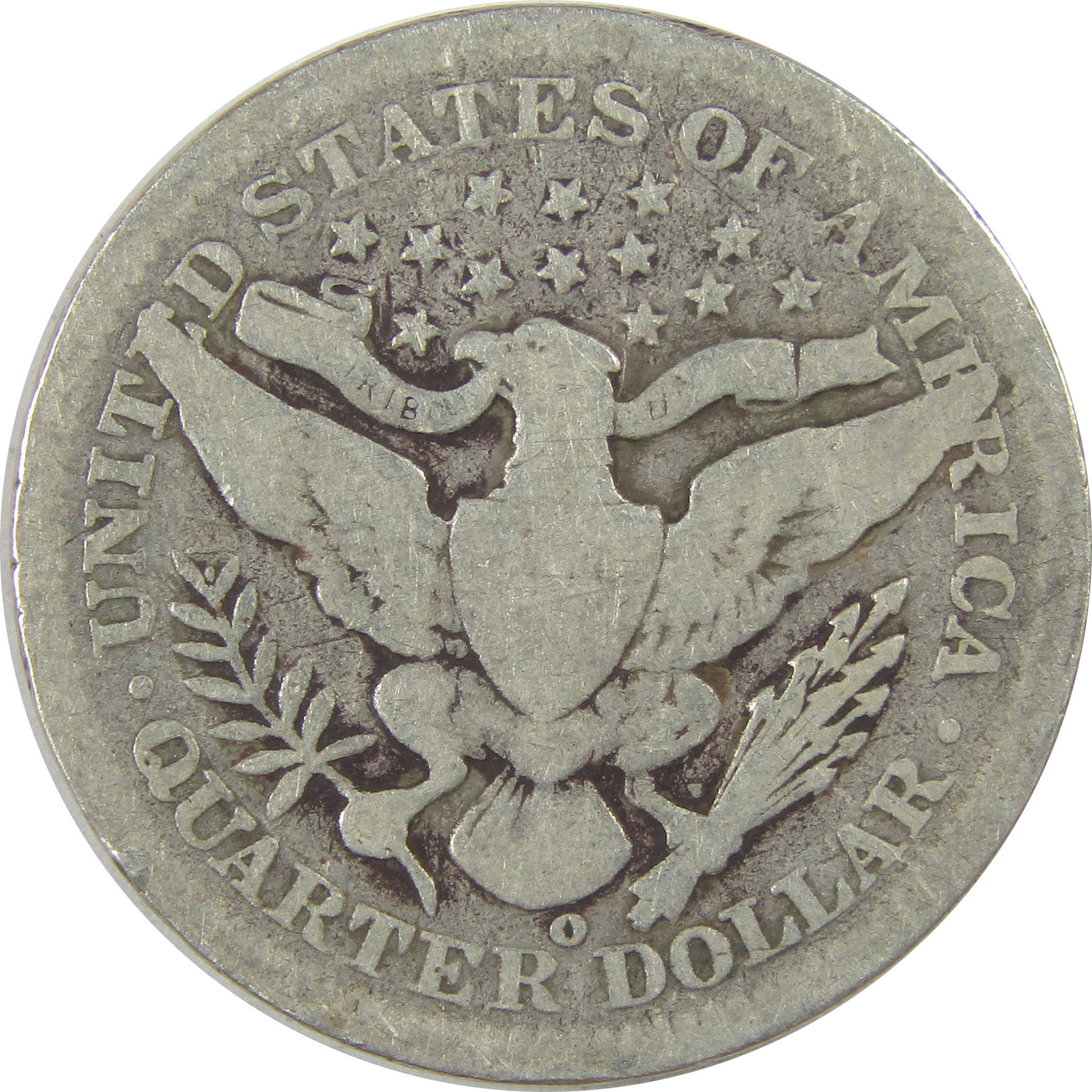 1905 O Barber Quarter AG About Good Silver 25c Coin SKU:I21826