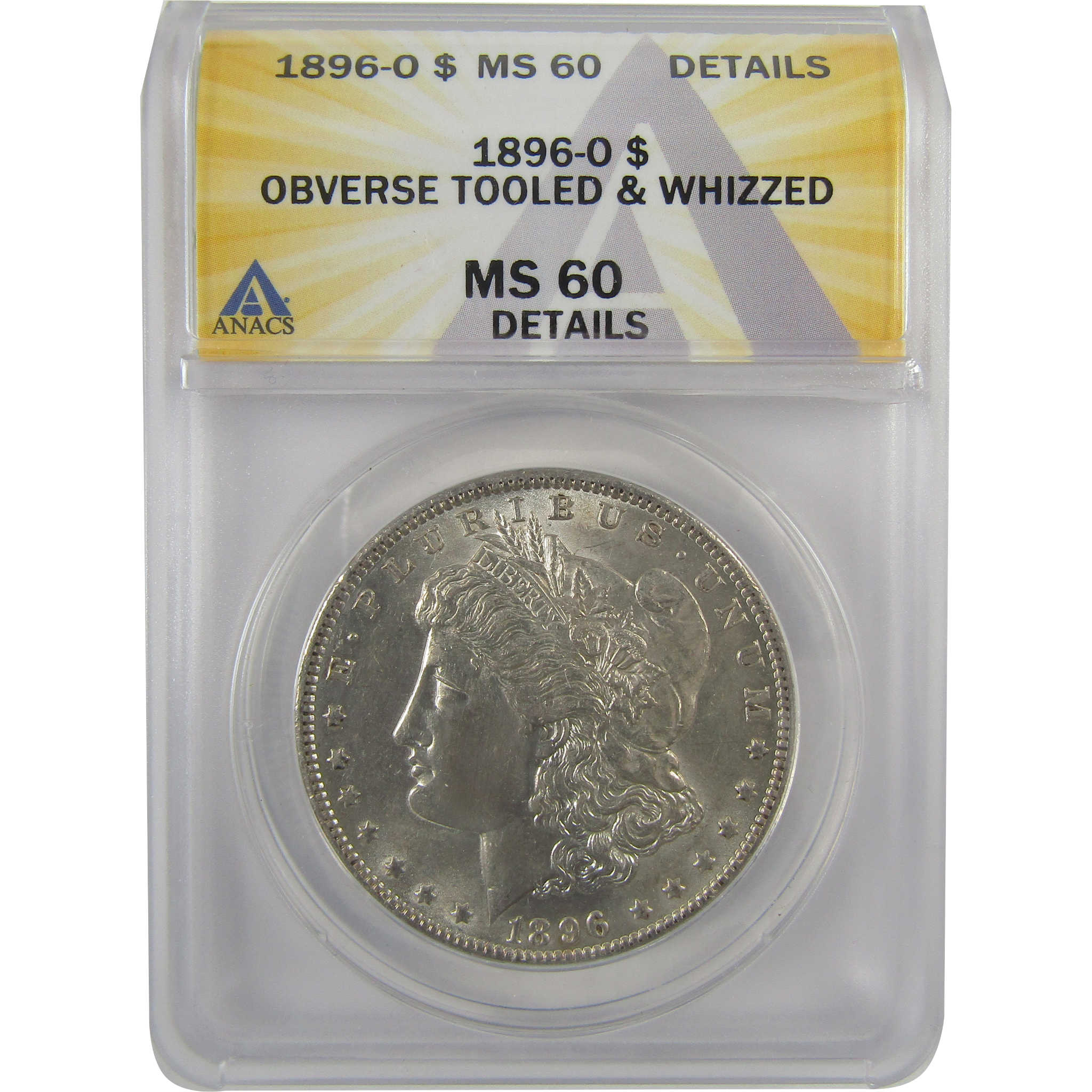 1896 O Morgan Dollar MS 60 Details ANACS Silver $1 Coin SKU:I18999 - Morgan coin - Morgan silver dollar - Morgan silver dollar for sale - Profile Coins &amp; Collectibles
