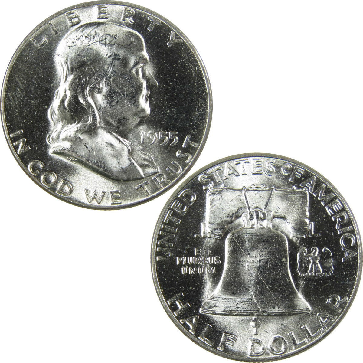 1955 Bugs Bunny Franklin Silver 50c Uncirculated Mint State SKU:I27852