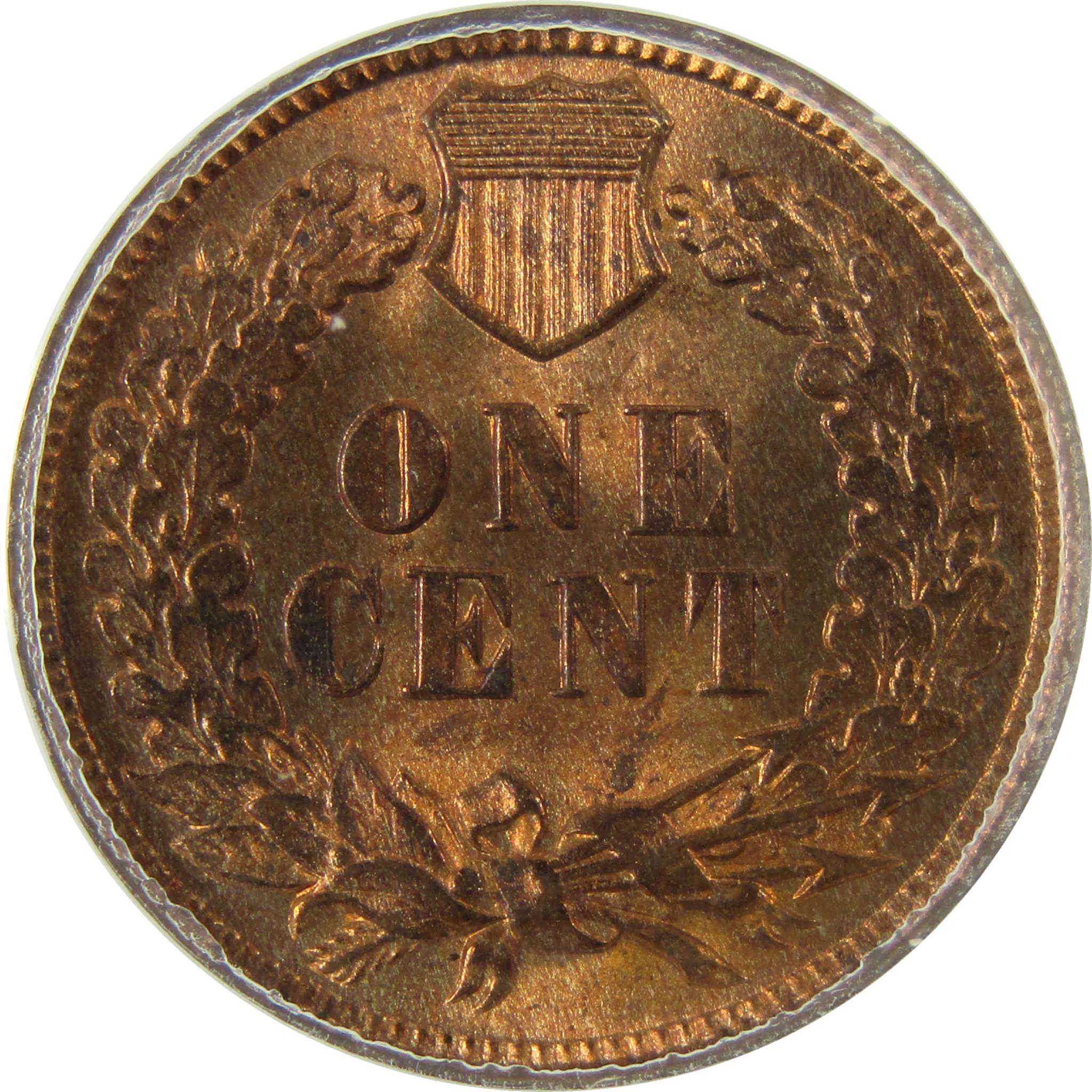 1907 Indian Head Cent MS 63 RB ANACS Uncirculated Penny SKU:I28395