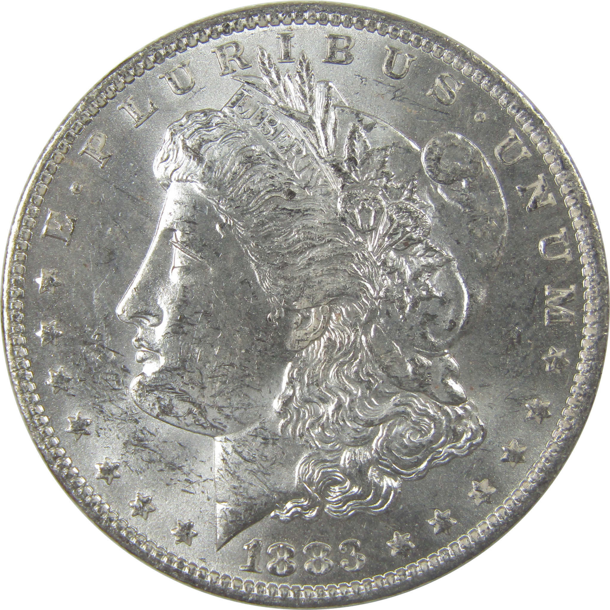 1883 O Morgan Silver Dollar Uncirculated Mint State $1 Coin SKU:I24831
