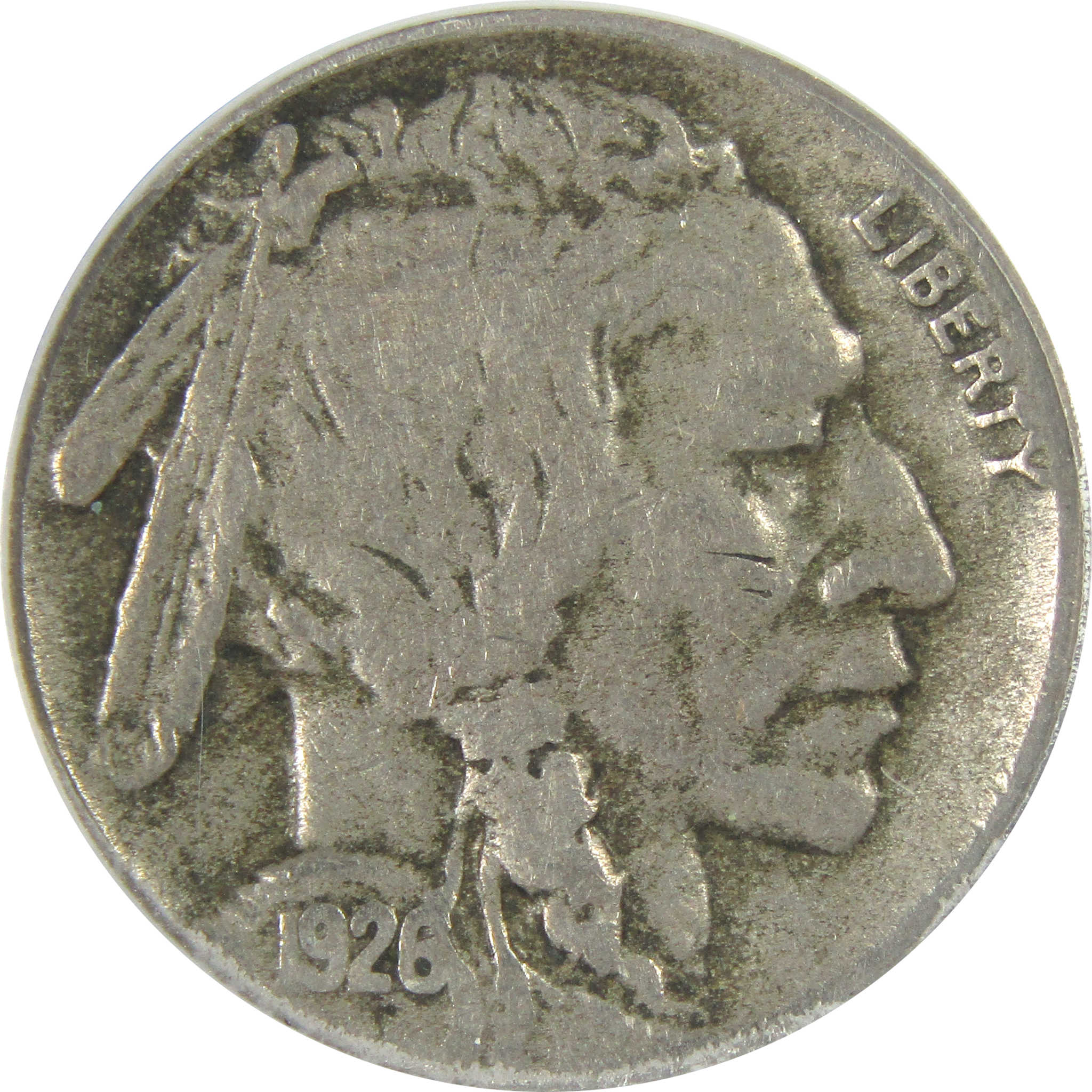 1926 S Indian Head Buffalo Nickel F 12 ANACS 5c Coin SKU:I16290