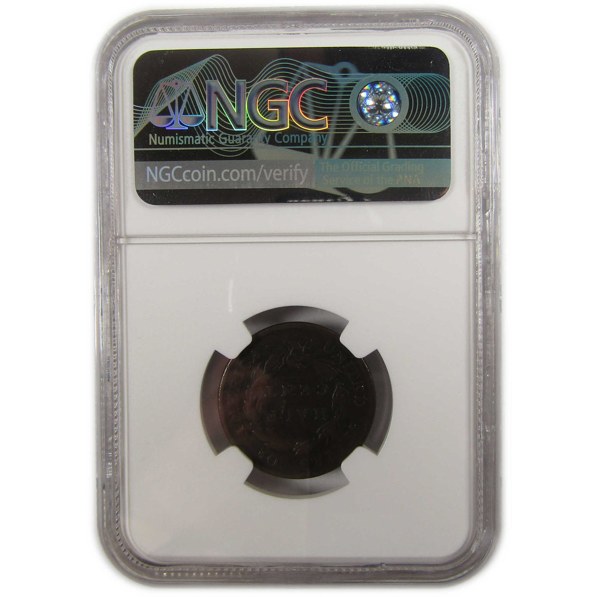 1826 Classic Head Copper Half Cent F Fine Details NGC Coin SKU:I29325