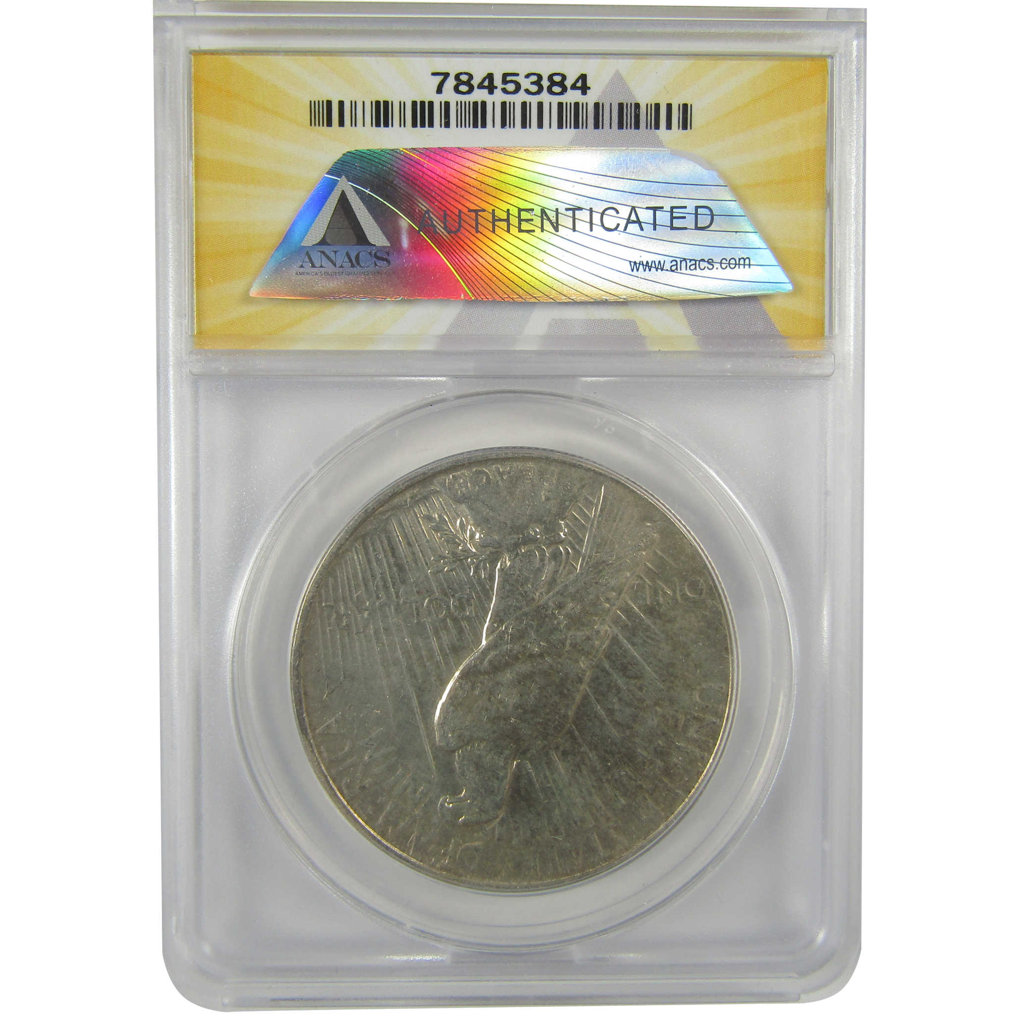 1934 Peace Dollar AU 55 Details ANACS Silver $1 Coin SKU:I21535