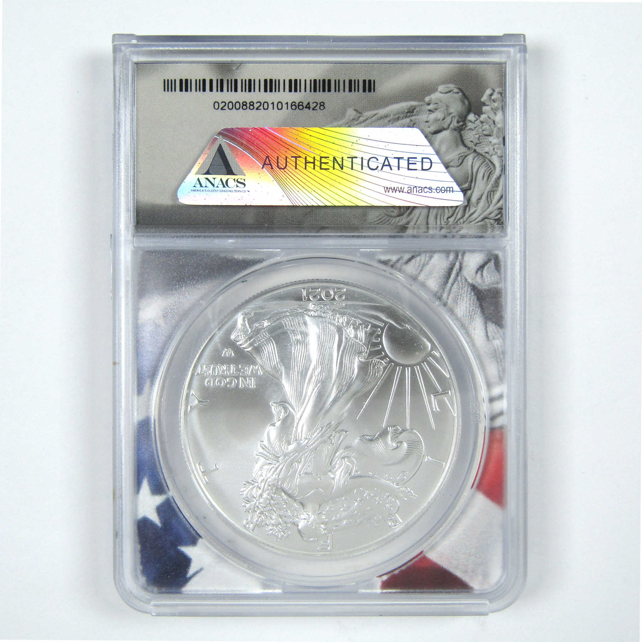 2021 Type 2 American Silver Eagle MS 70 ANACS $1 SKU:CPC8033