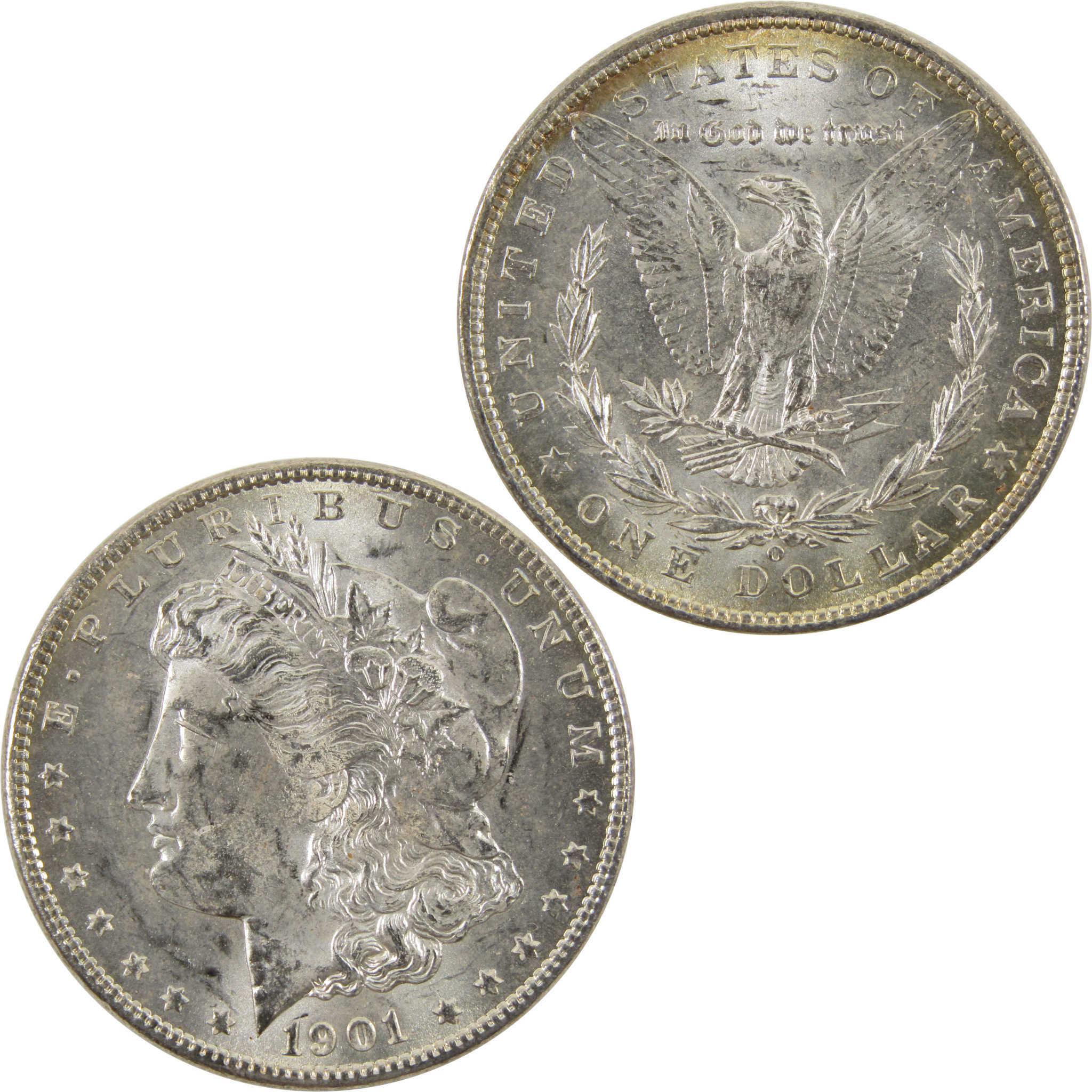 1901 O Morgan Dollar Uncirculated Details 90% Silver $1 SKU:I10468 - Morgan coin - Morgan silver dollar - Morgan silver dollar for sale - Profile Coins &amp; Collectibles