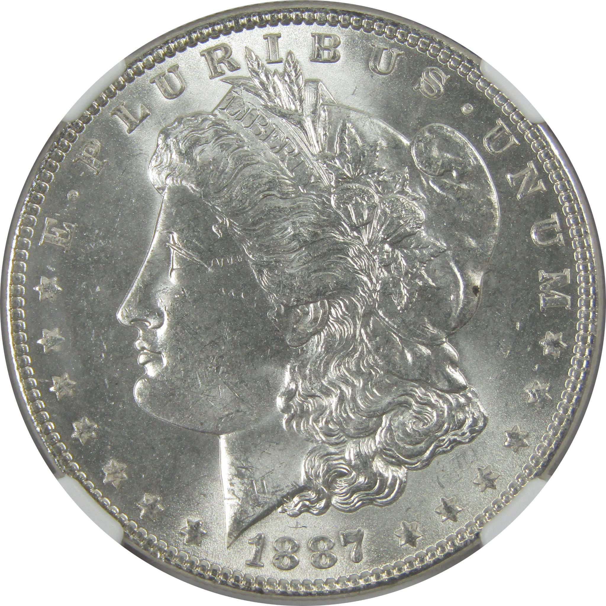 1887 Morgan Dollar MS 63 NGC Silver $1 Uncirculated Coin SKU:I15763 - Morgan coin - Morgan silver dollar - Morgan silver dollar for sale - Profile Coins &amp; Collectibles