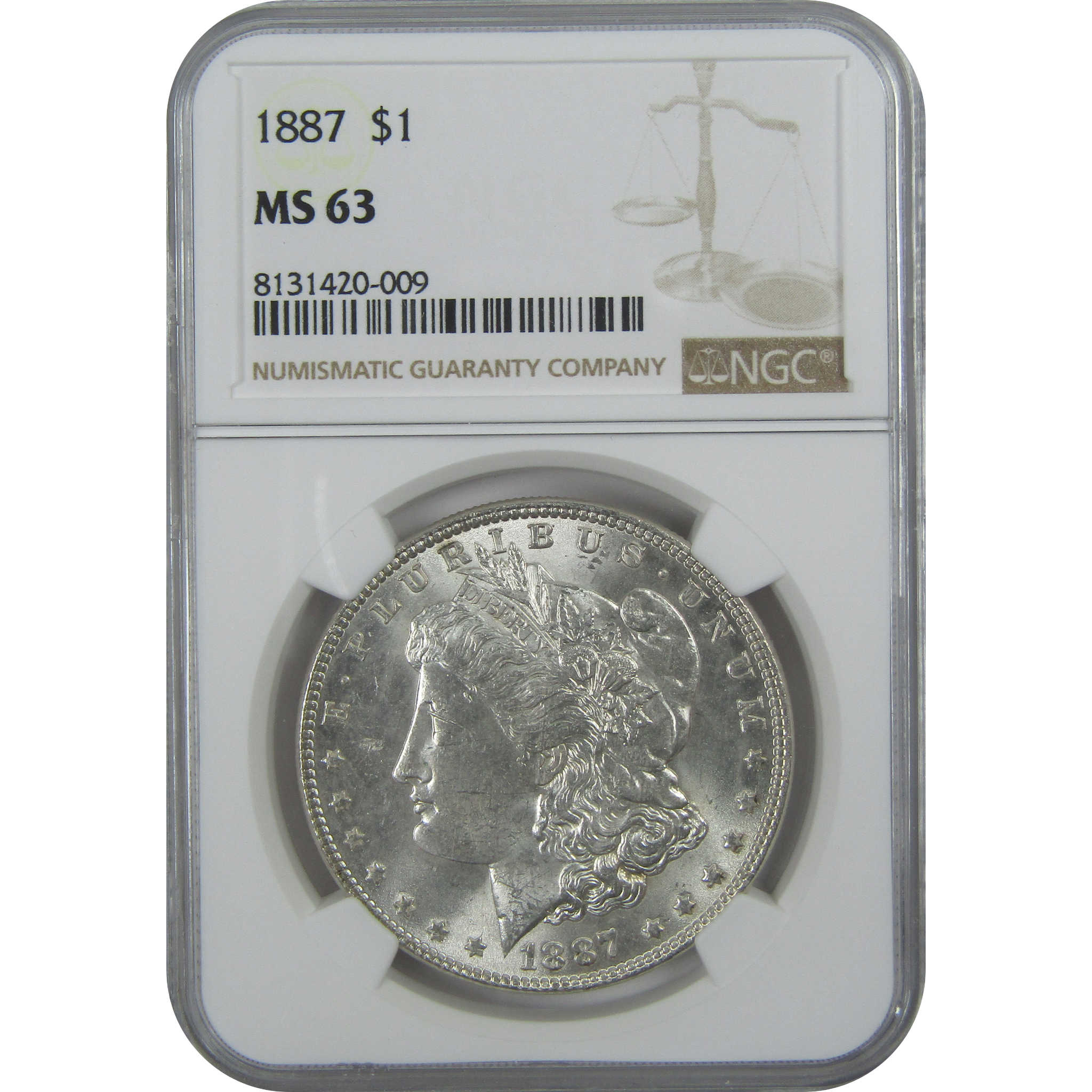 1887 Morgan Dollar MS 63 NGC Silver $1 Uncirculated Coin SKU:I15758 - Morgan coin - Morgan silver dollar - Morgan silver dollar for sale - Profile Coins &amp; Collectibles