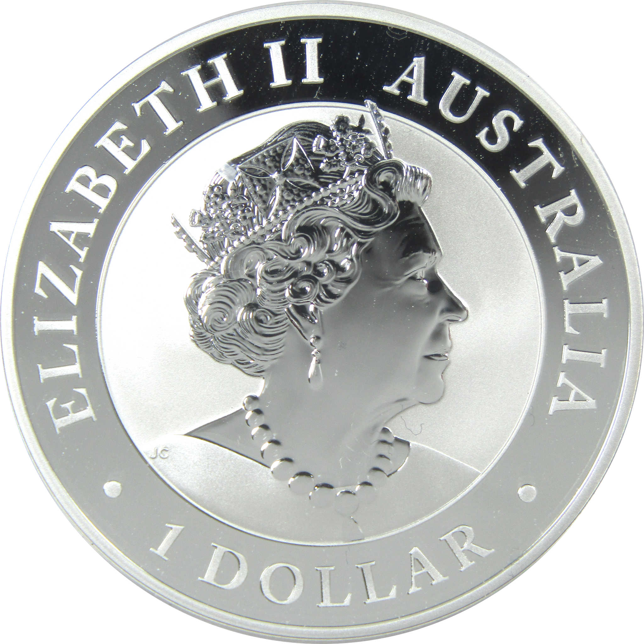 2021 P Australian Kookaburra Uncirculated 1 oz .9999 Silver Bullion $1