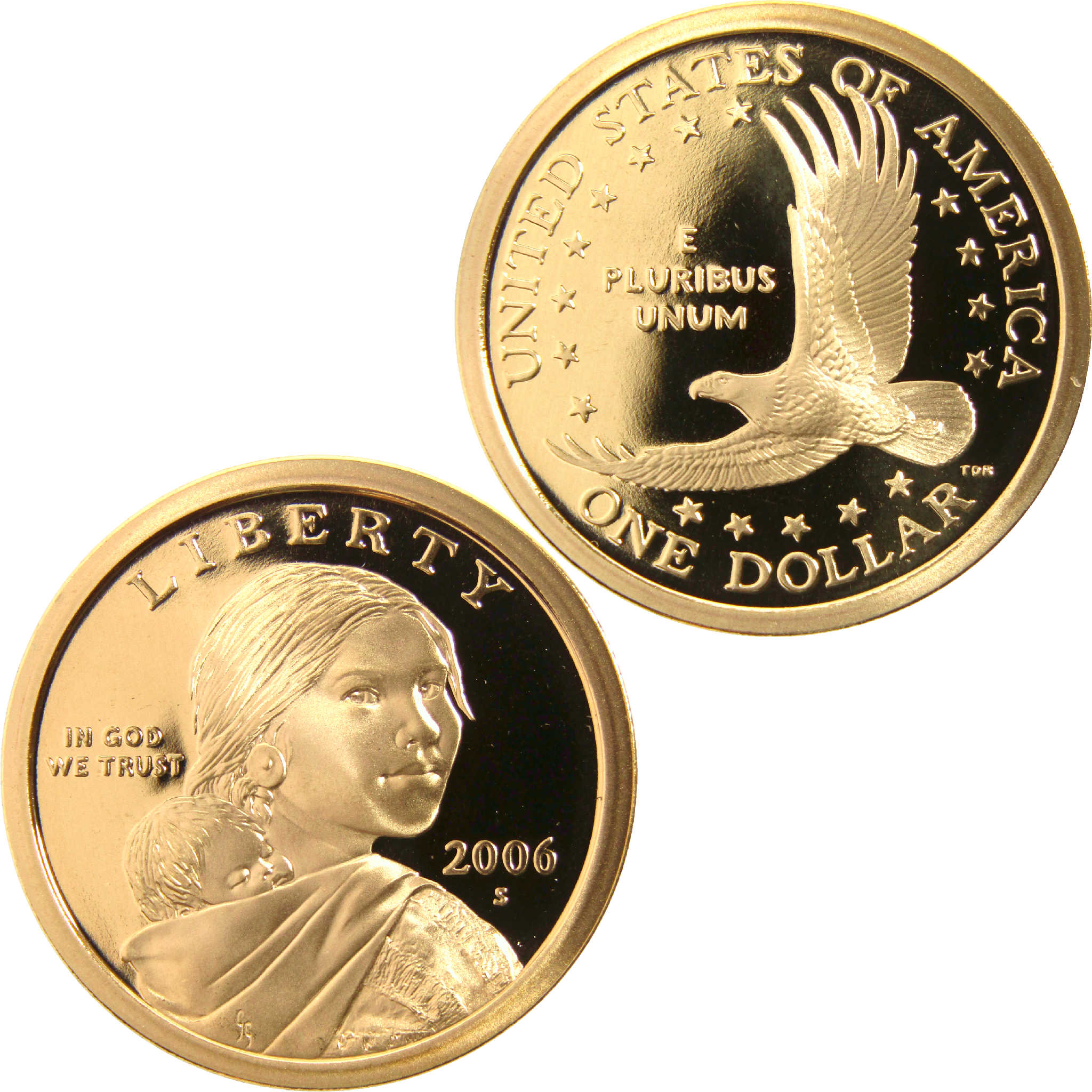 2006 S Sacagawea Native American Dollar Choice Proof $1 Coin