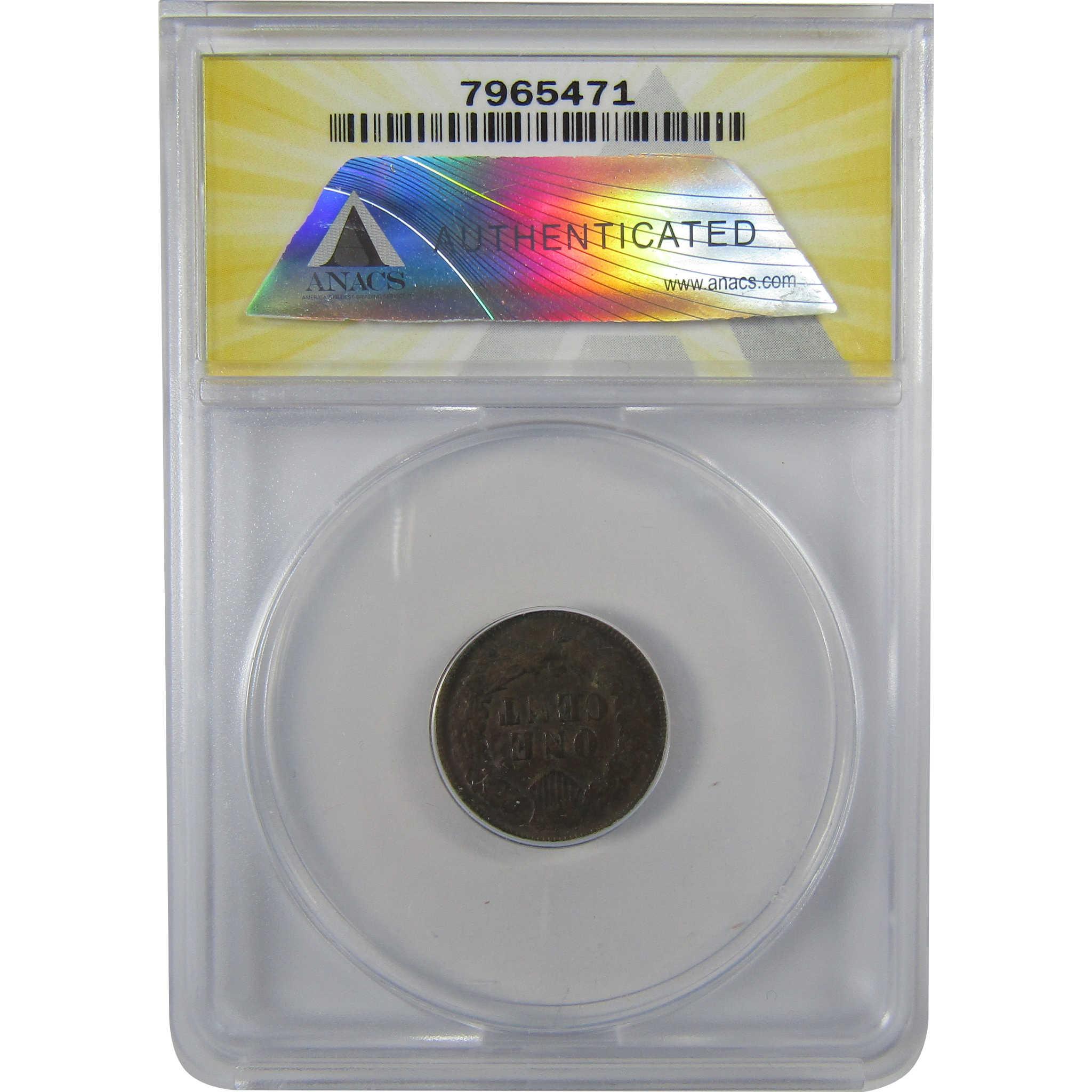 1874 Indian Head Cent EF 45 Details ANACS Penny 1c Coin SKU:I25484