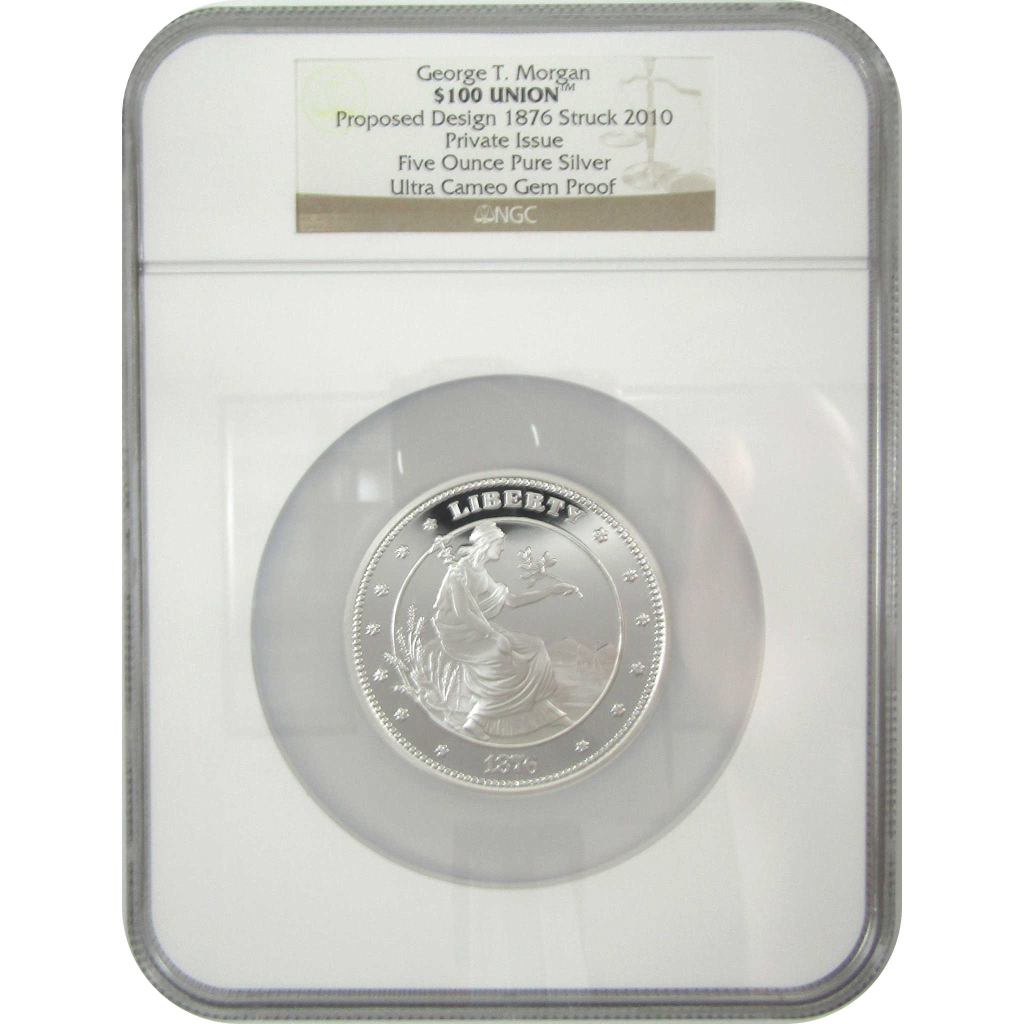 2010 America Lost Masterpiece UCAM NGC 5 oz .999 Silver SKU:CPC9171