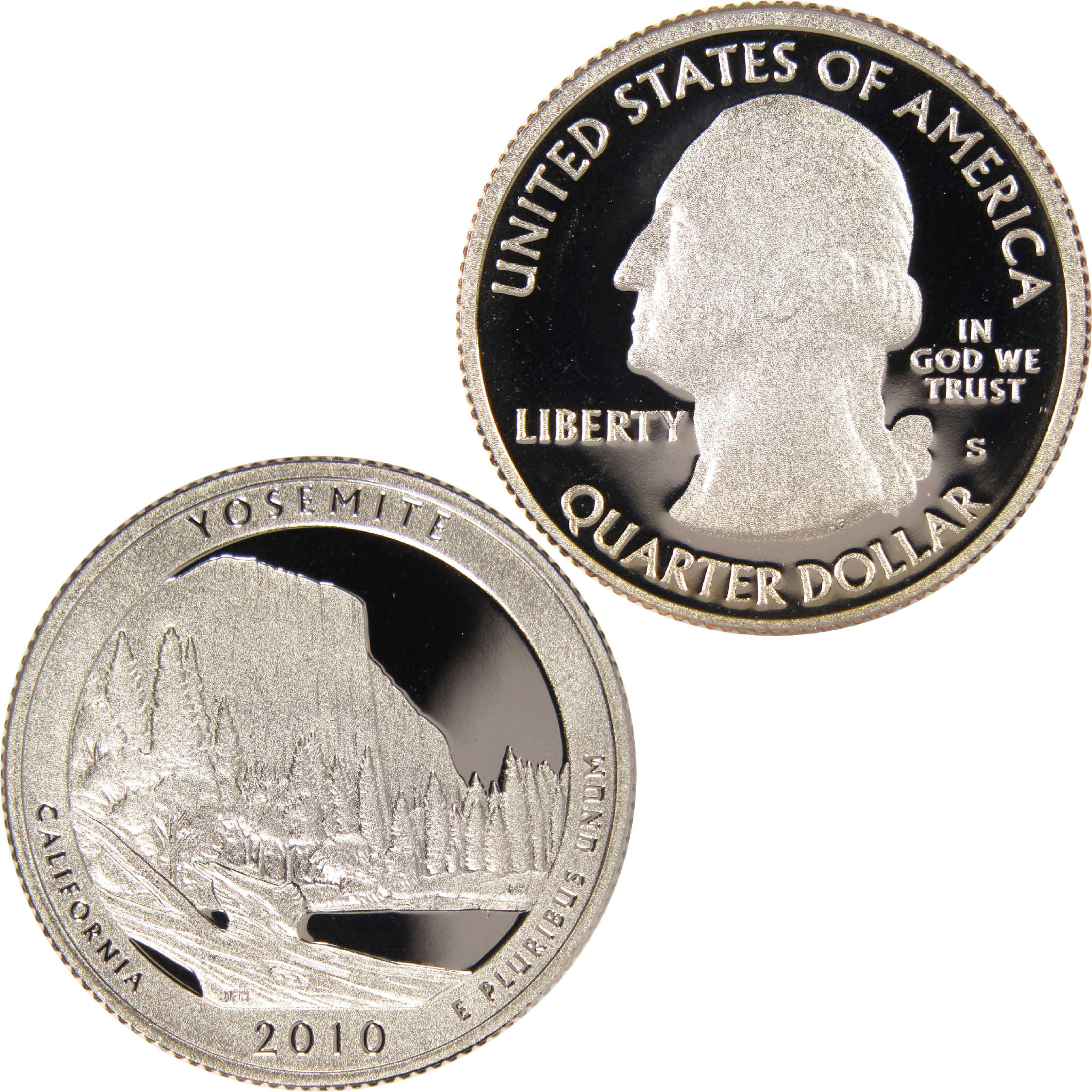 2010 S Yosemite National Park Quarter Clad 25c Proof Coin