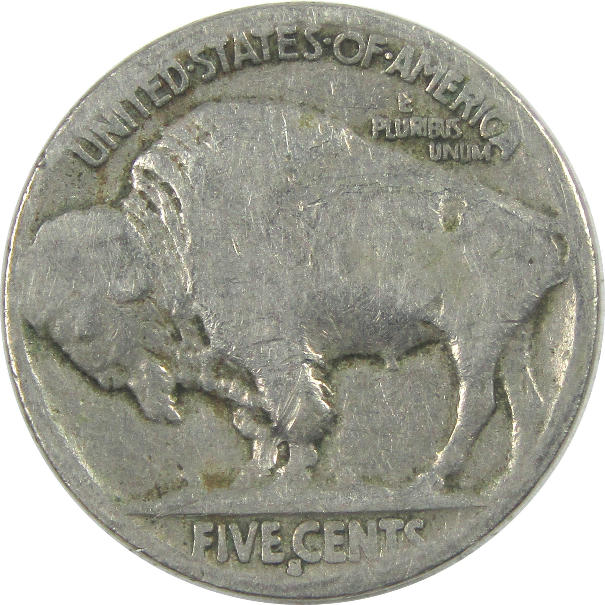 1913 S Type 2 Indian Head Buffalo Nickel G Good Details 5c SKU:I15342