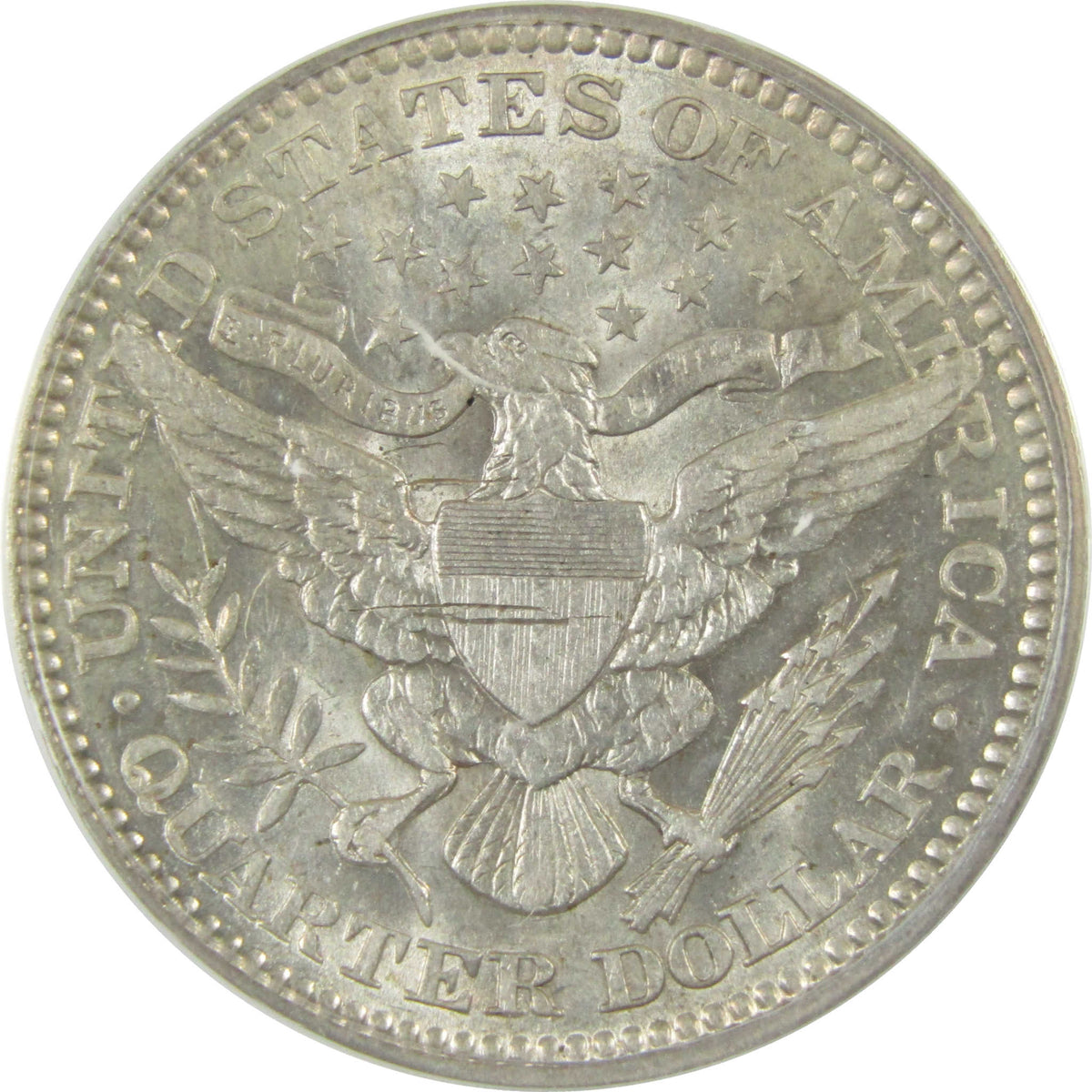 1912 Barber Silver Quarter AU 55 Details ANACS 25c Coin SKU:I28554