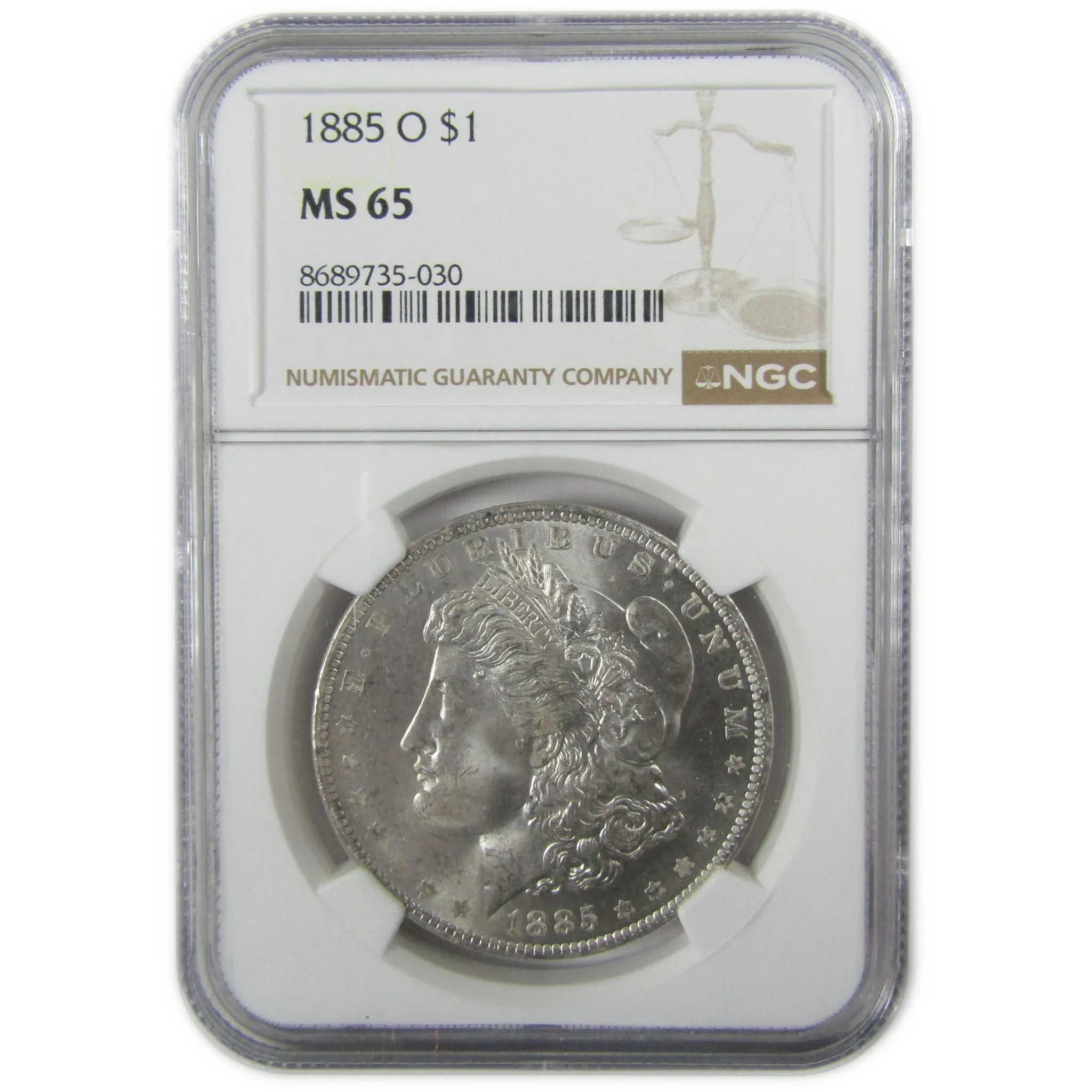 1885 O Morgan Silver Dollar MS 65 NGC Uncirculated $1 Coin SKU:CP444 - Morgan coin - Morgan silver dollar - Morgan silver dollar for sale - Profile Coins &amp; Collectibles