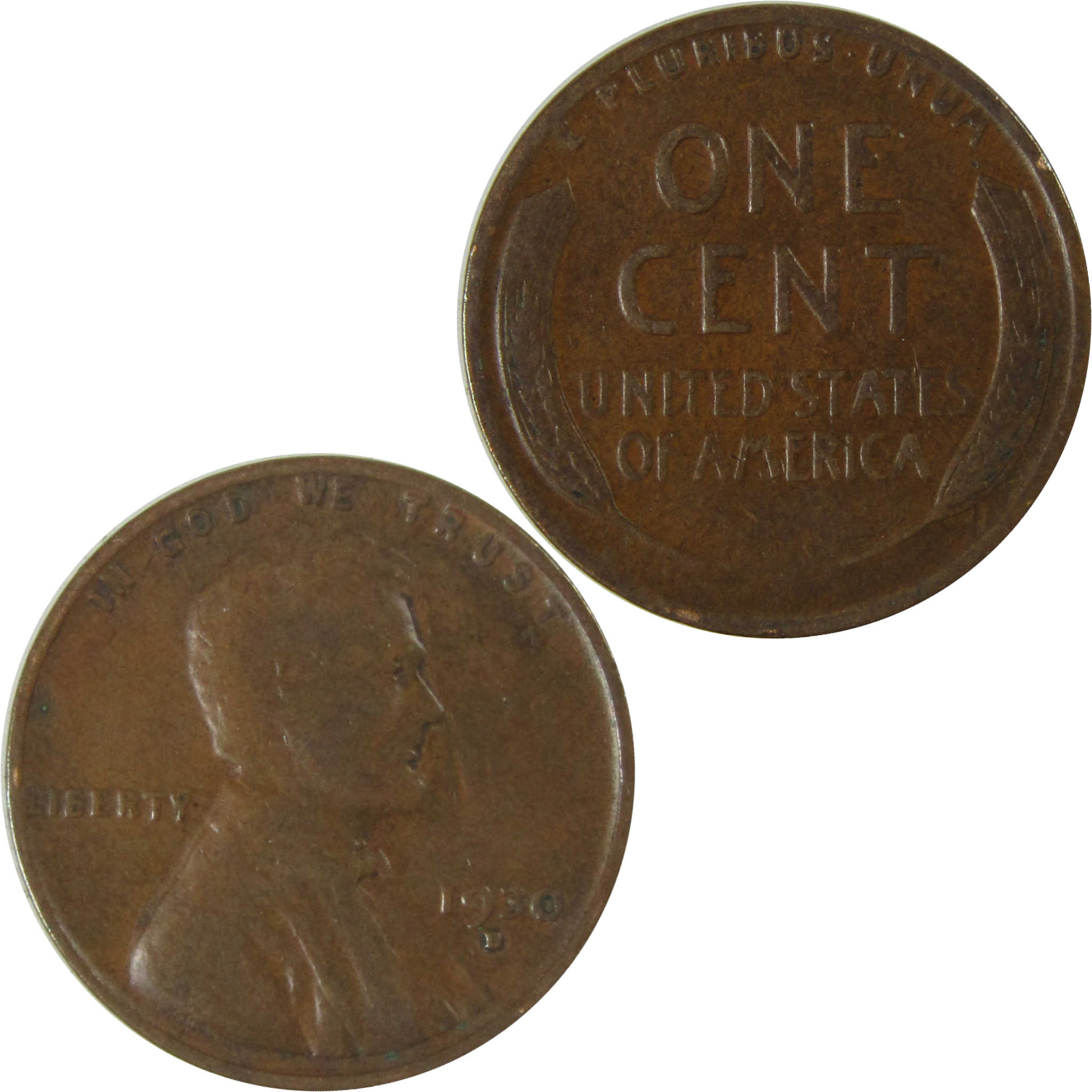 1930 D Lincoln Wheat Cent F Fine Penny 1c Coin Collectible SKU:I26759
