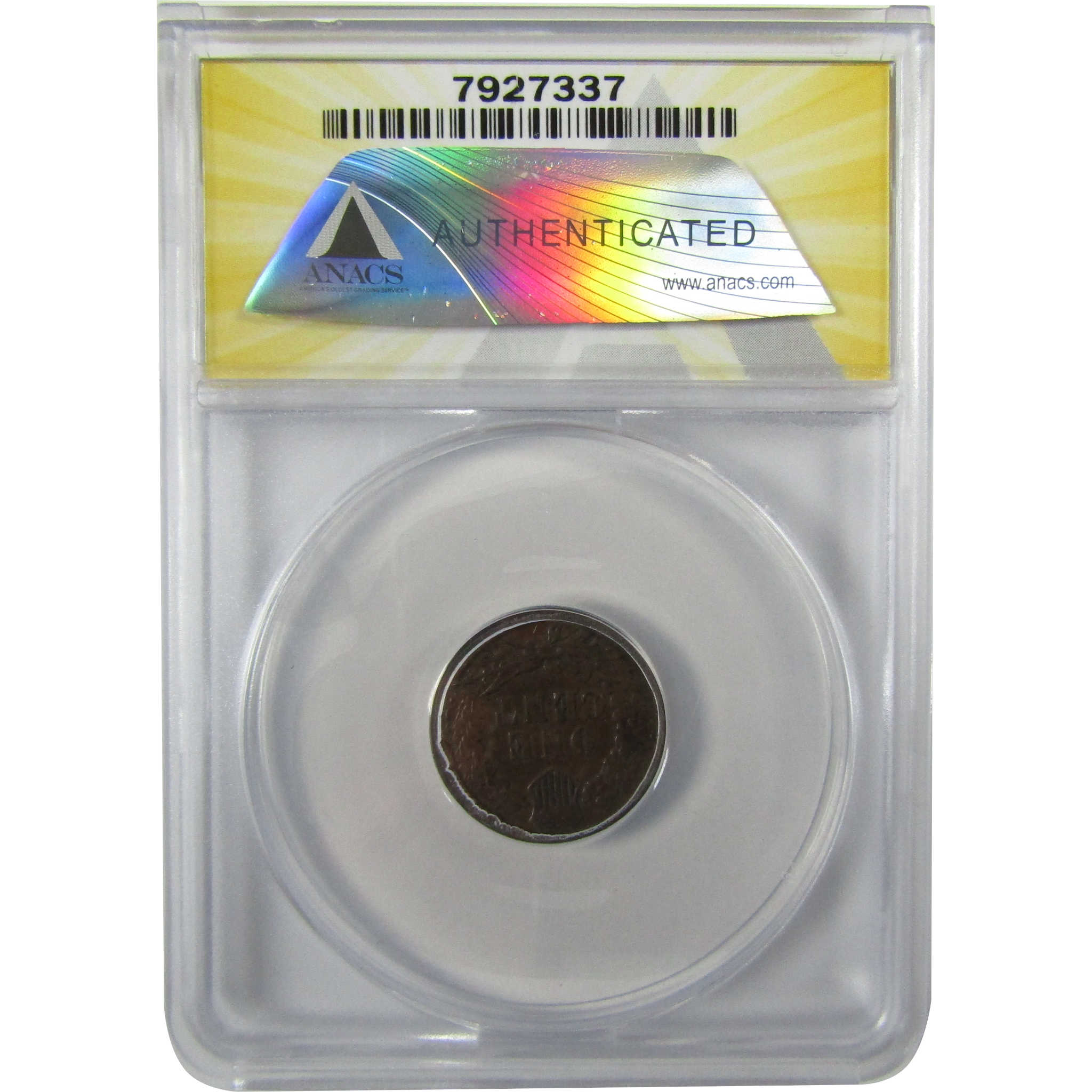 1886 Type 1 Indian Head Cent EF 40 Details ANACS SKU:I28472