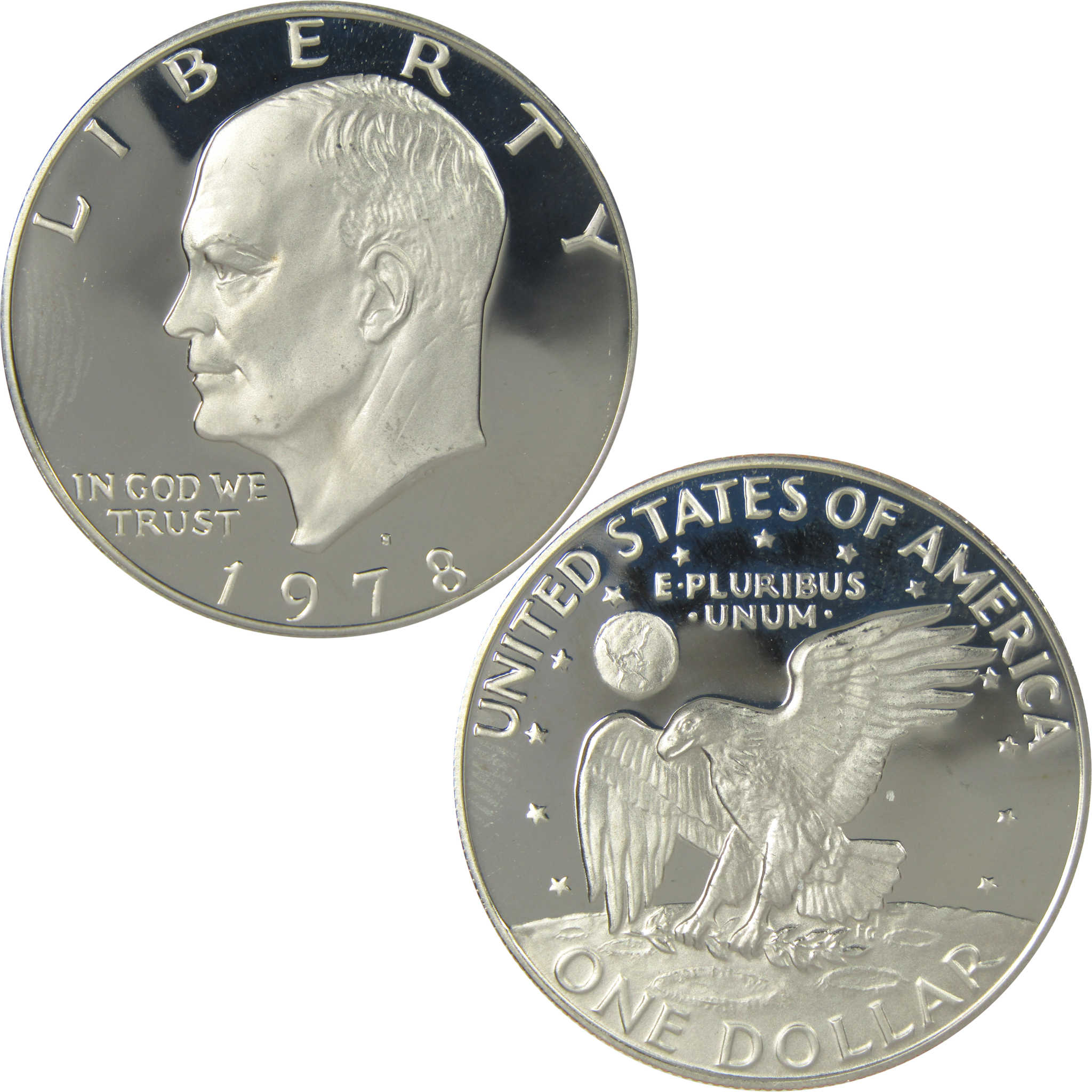 1978 S Eisenhower Dollar Choice Proof Clad IKE $1 Coin