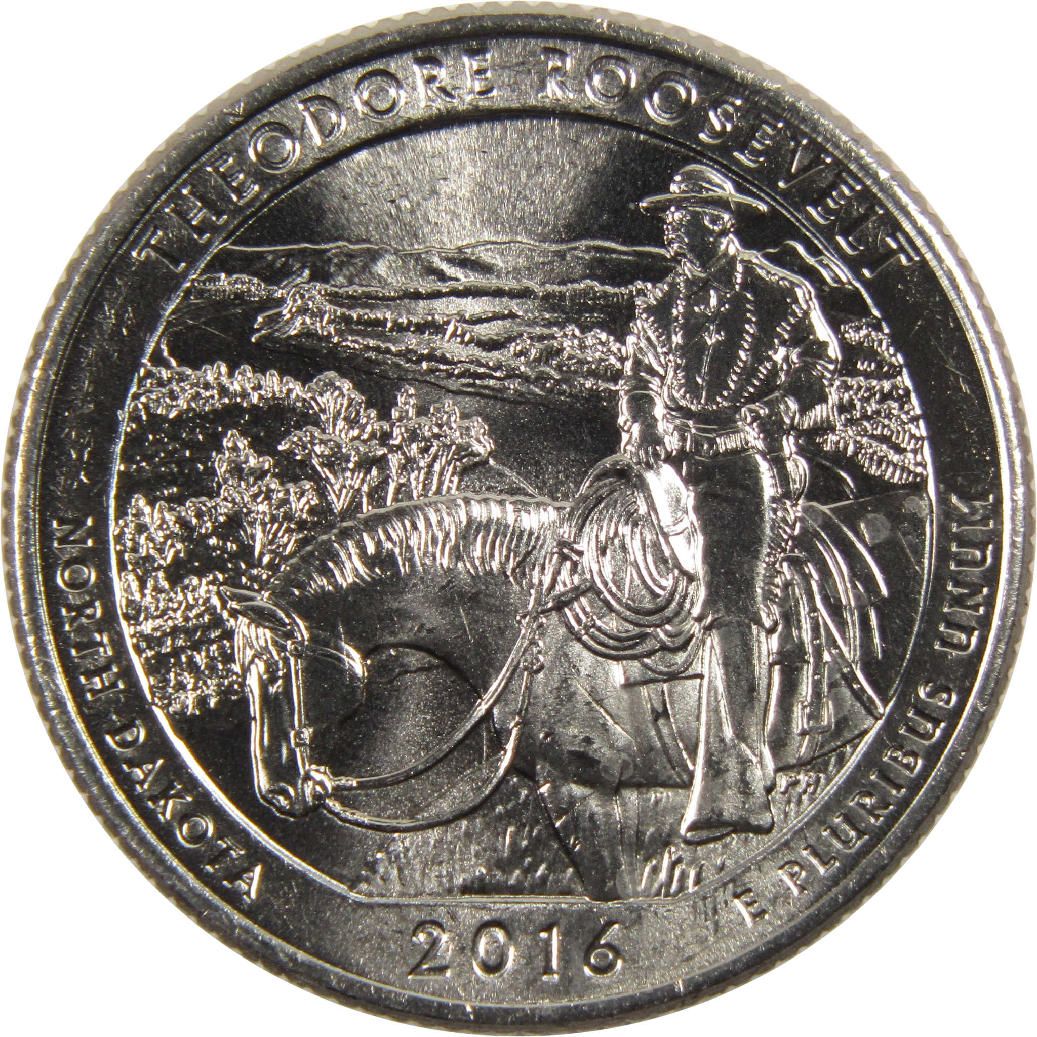 2016 D Theodore Roosevelt National Park Quarter Uncirculated Clad 25c