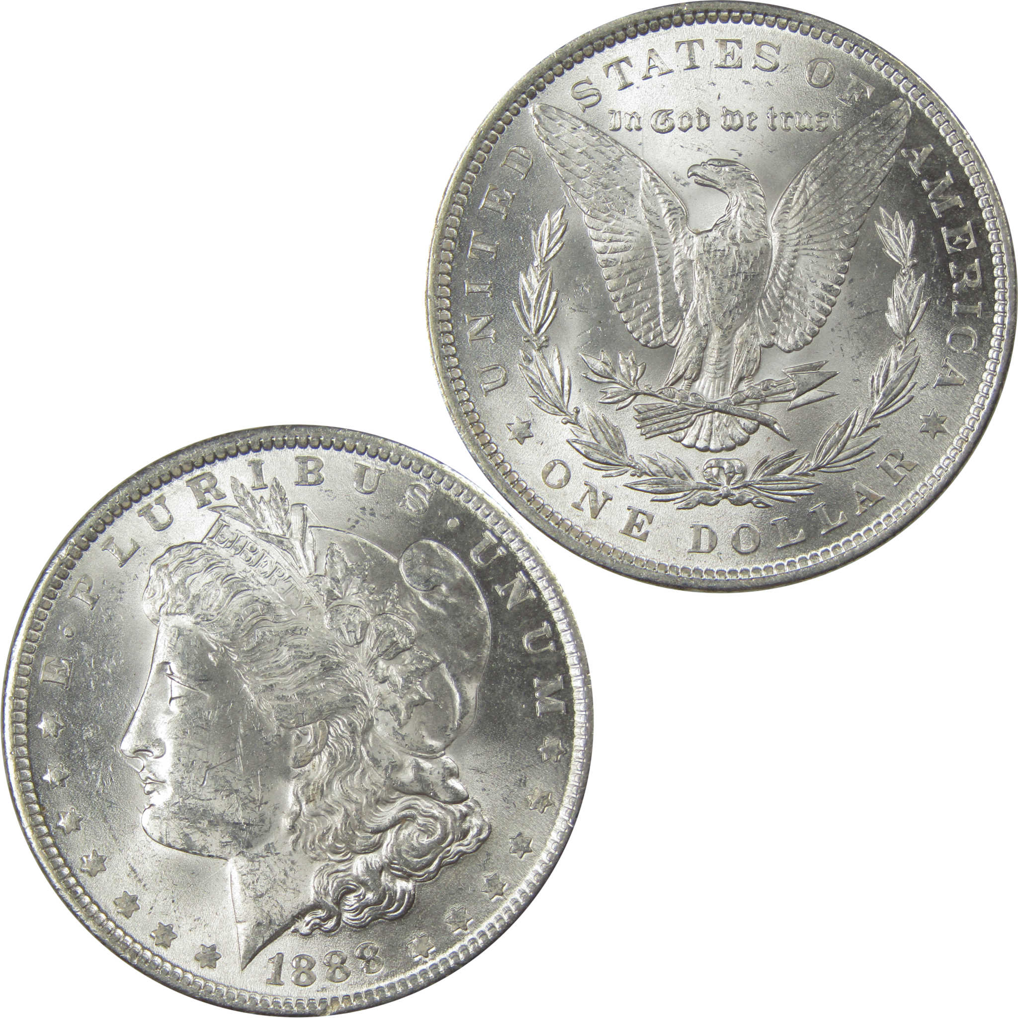 1888 Morgan Dollar Uncirculated Silver $1 Coin SKU:I21076 - Morgan coin - Morgan silver dollar - Morgan silver dollar for sale - Profile Coins &amp; Collectibles