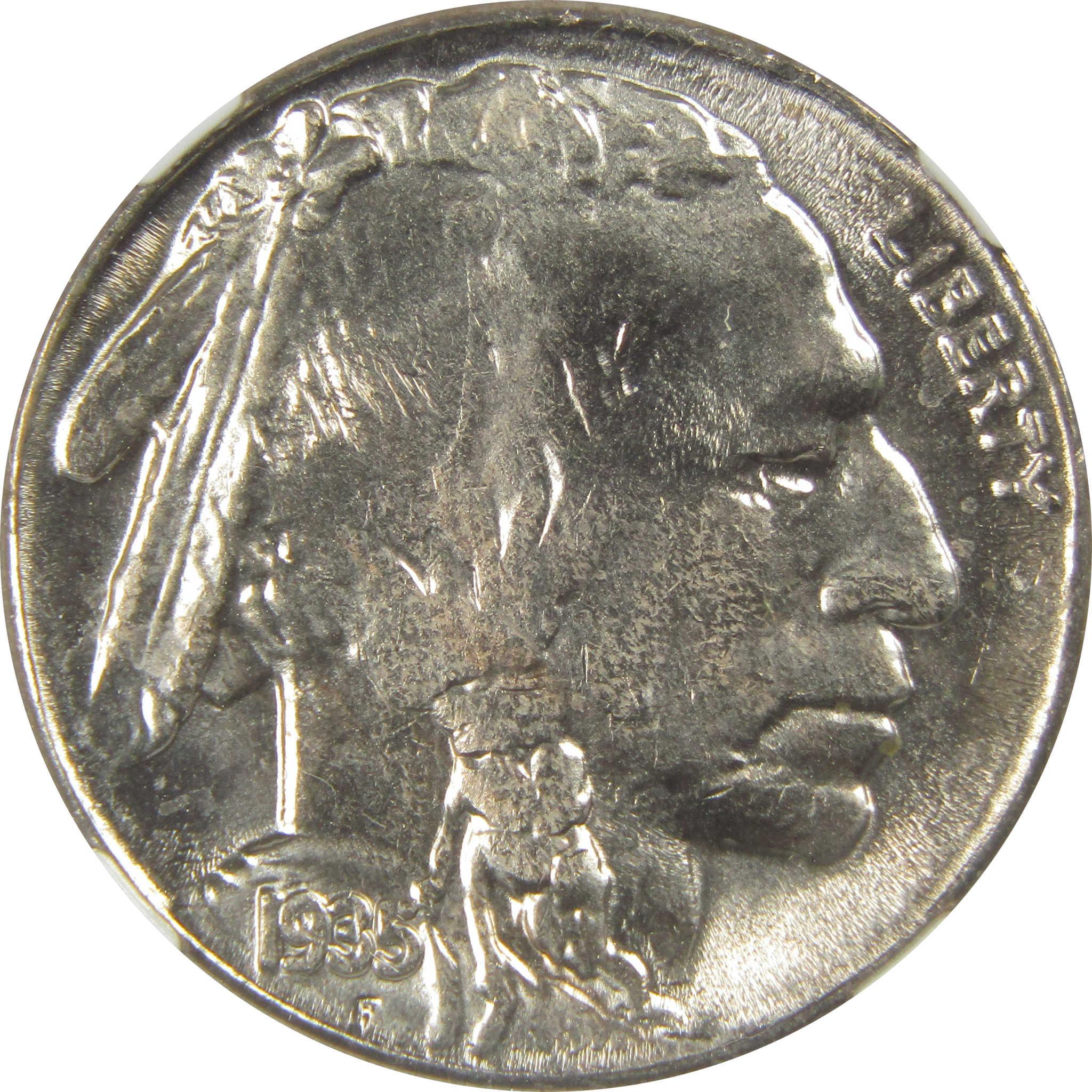 1935 S Indian Head Buffalo Nickel MS 65 NGC Bag Fragment SKU:I20554