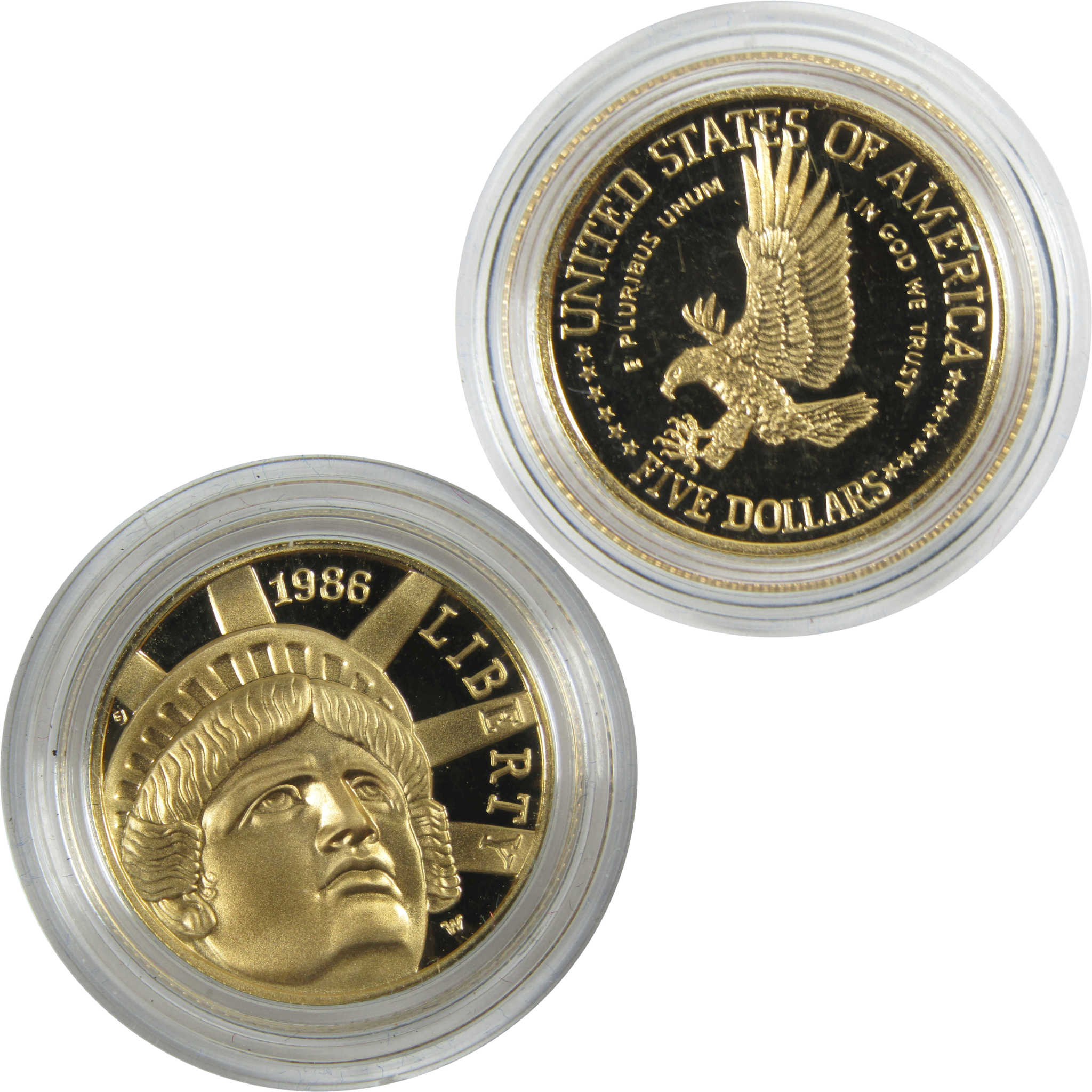 Statue of Liberty Centennial Commemorative 1986 W Choice Proof Gold $5