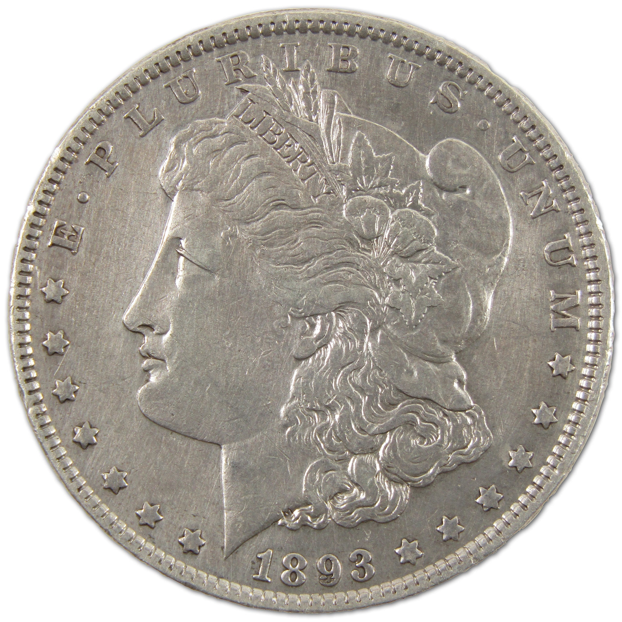 1893 Morgan Dollar XF EF Extremely Fine Details Silver $1 SKU:I10815 - Morgan coin - Morgan silver dollar - Morgan silver dollar for sale - Profile Coins &amp; Collectibles